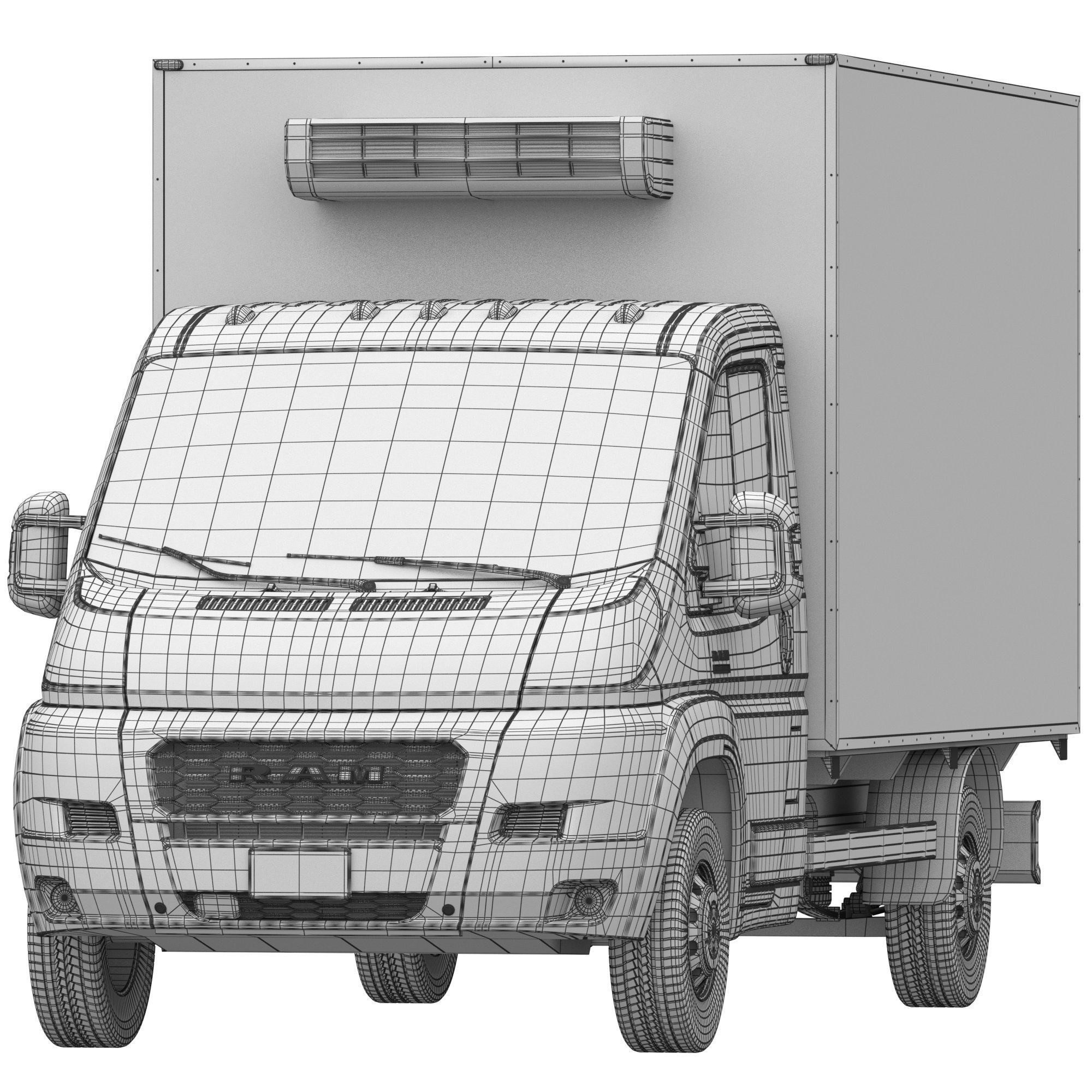 RAM PROMASTER Chassis Cab Isothermal REF 3D model_15
