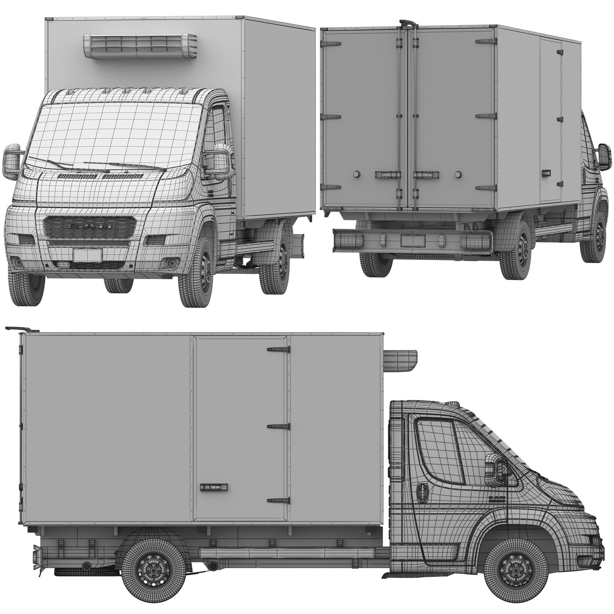 RAM PROMASTER Chassis Cab Isothermal REF 3D model_22