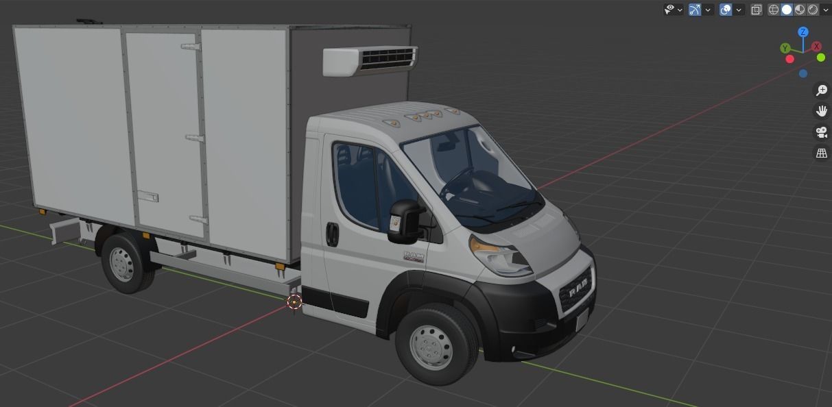 RAM PROMASTER Chassis Cab Isothermal REF 3D model_24