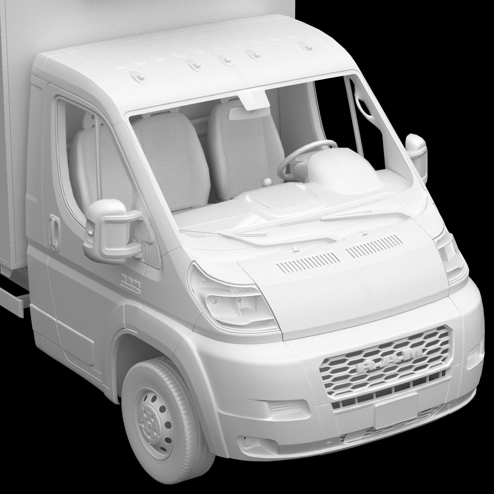 RAM PROMASTER Chassis Cab Isothermal REF 3D model_14