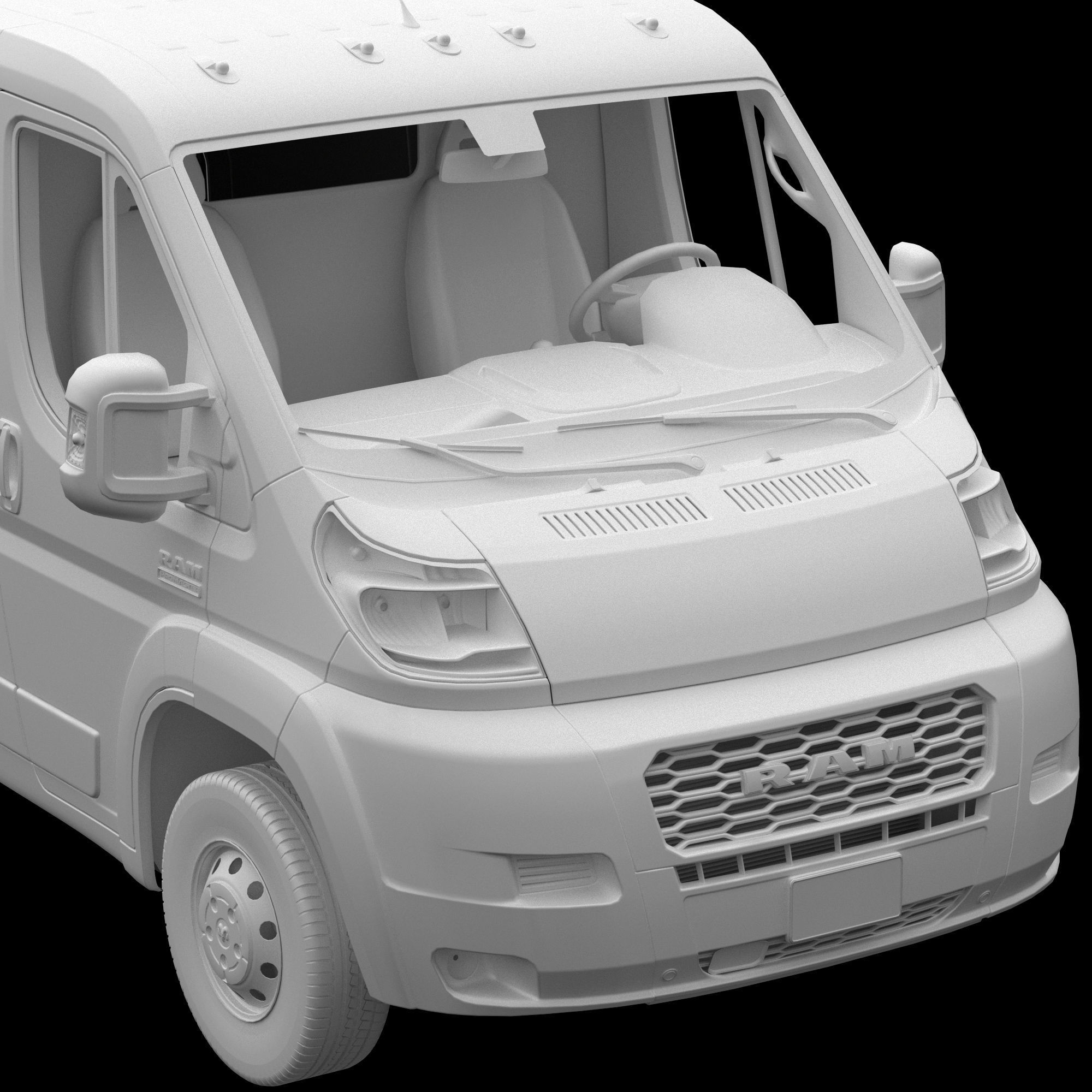 2021 RAM PROMASTER 1500 Van 118 3D model_15