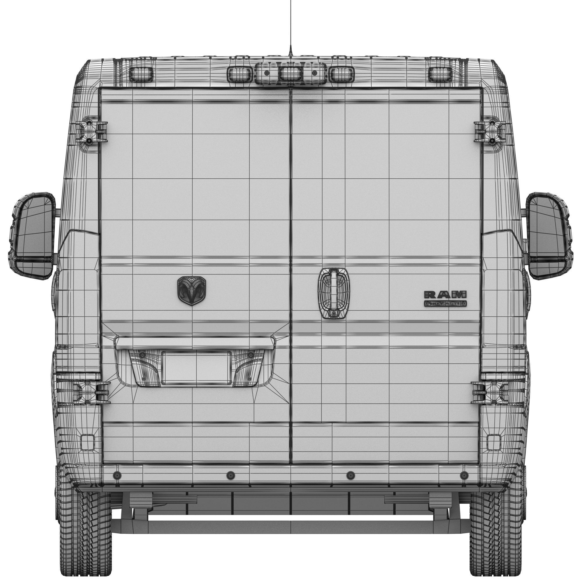 2021 RAM PROMASTER 1500 Van 118 3D model_19