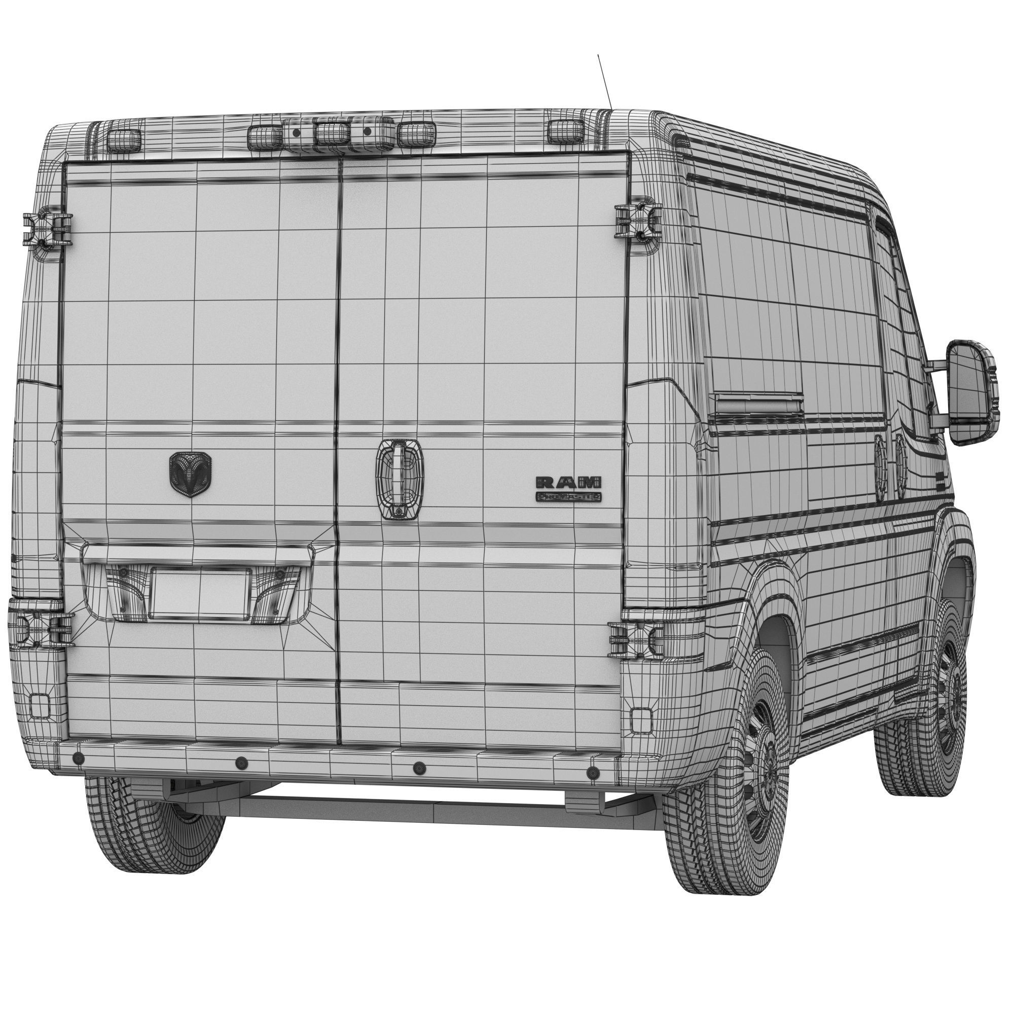 2021 RAM PROMASTER 1500 Van 118 3D model_17