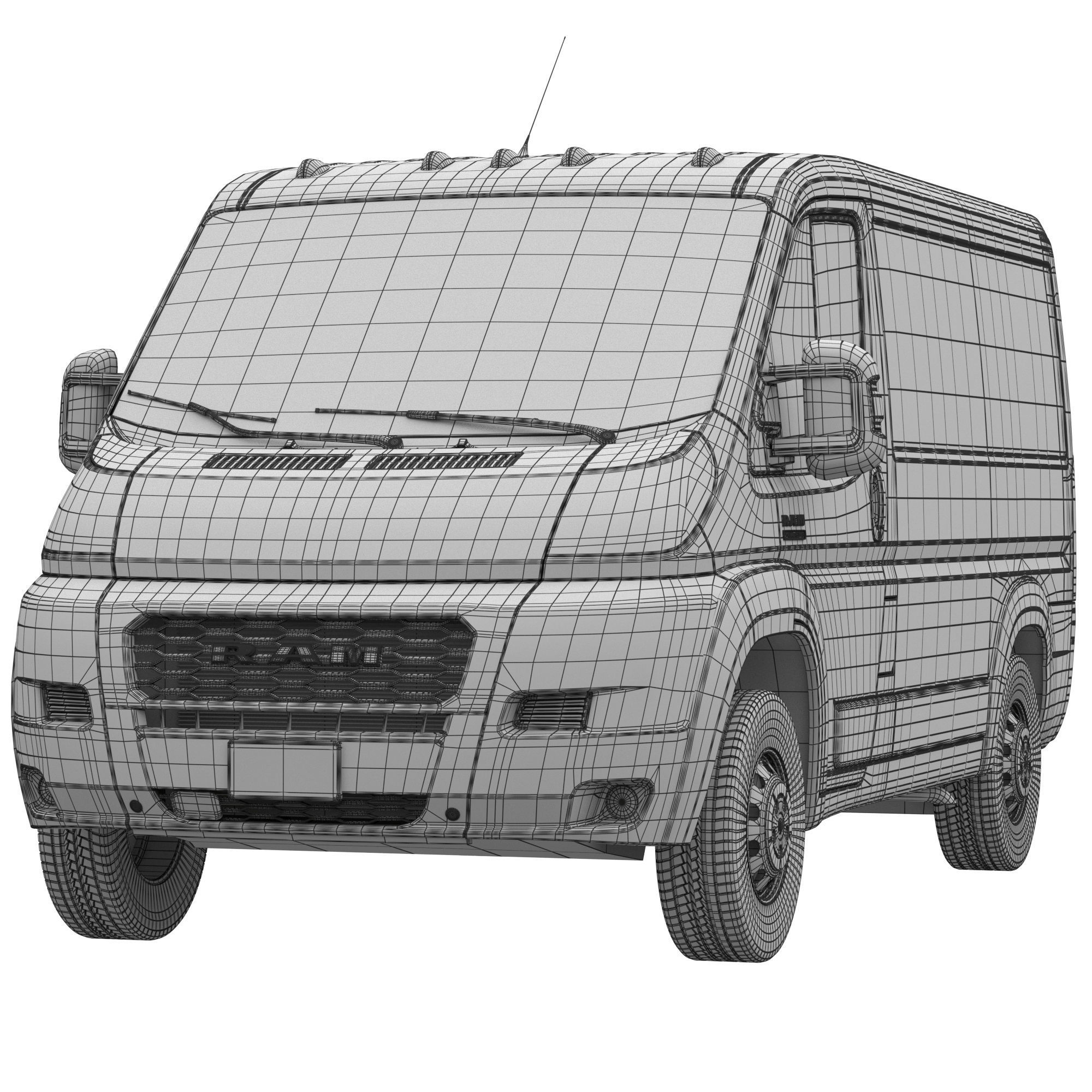 2021 RAM PROMASTER 1500 Van 118 3D model_16