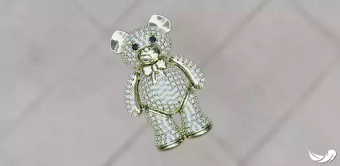 Teddy bear 3D print model