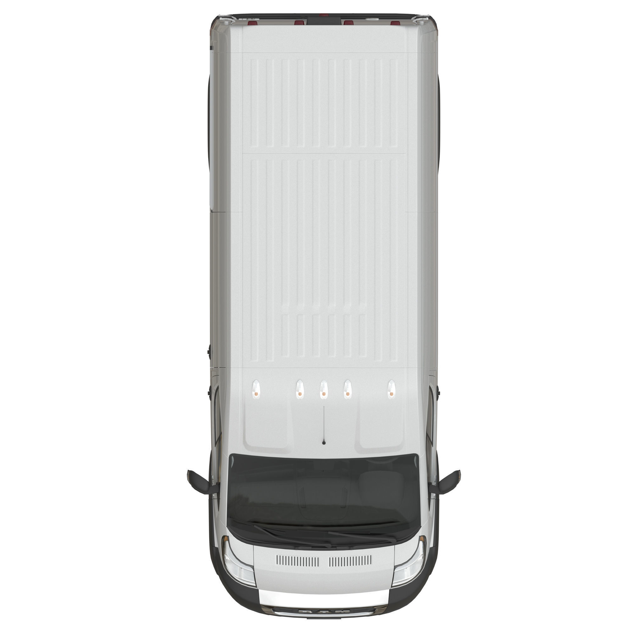 RAM PROMASTER 2500 Cargo Van 136 High Roof  3D model_11