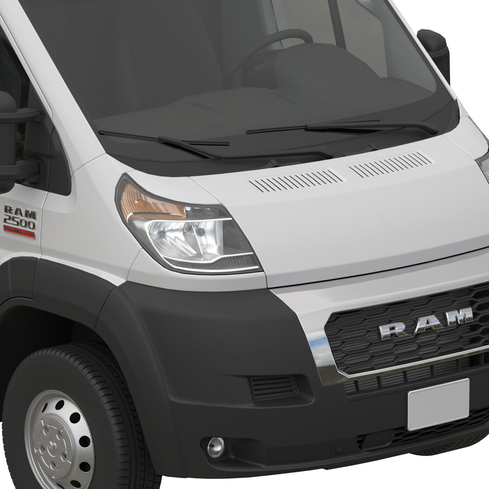 RAM PROMASTER 2500 Cargo Van 136 High Roof  3D model_6