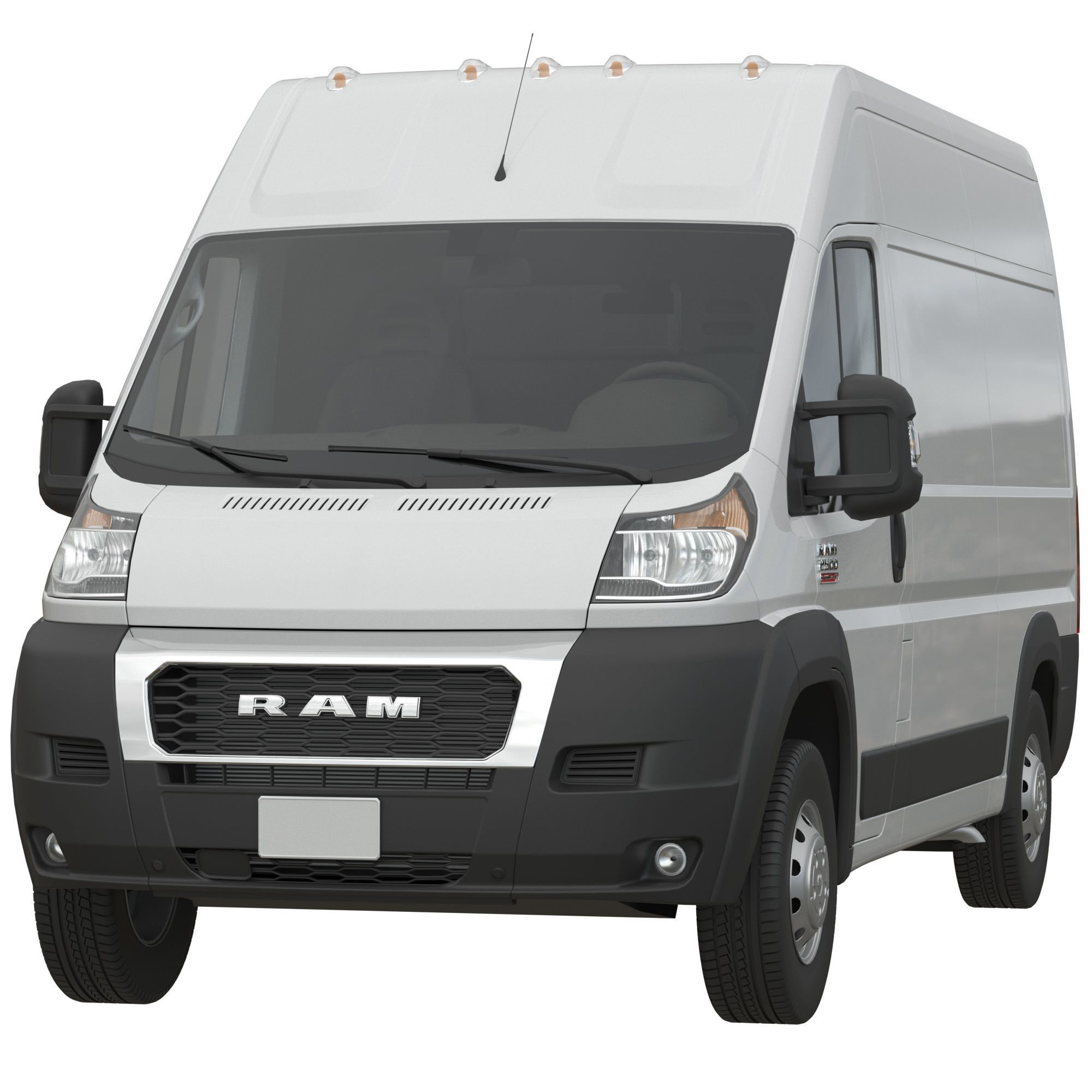 RAM PROMASTER 2500 Cargo Van 136 High Roof  3D model_1