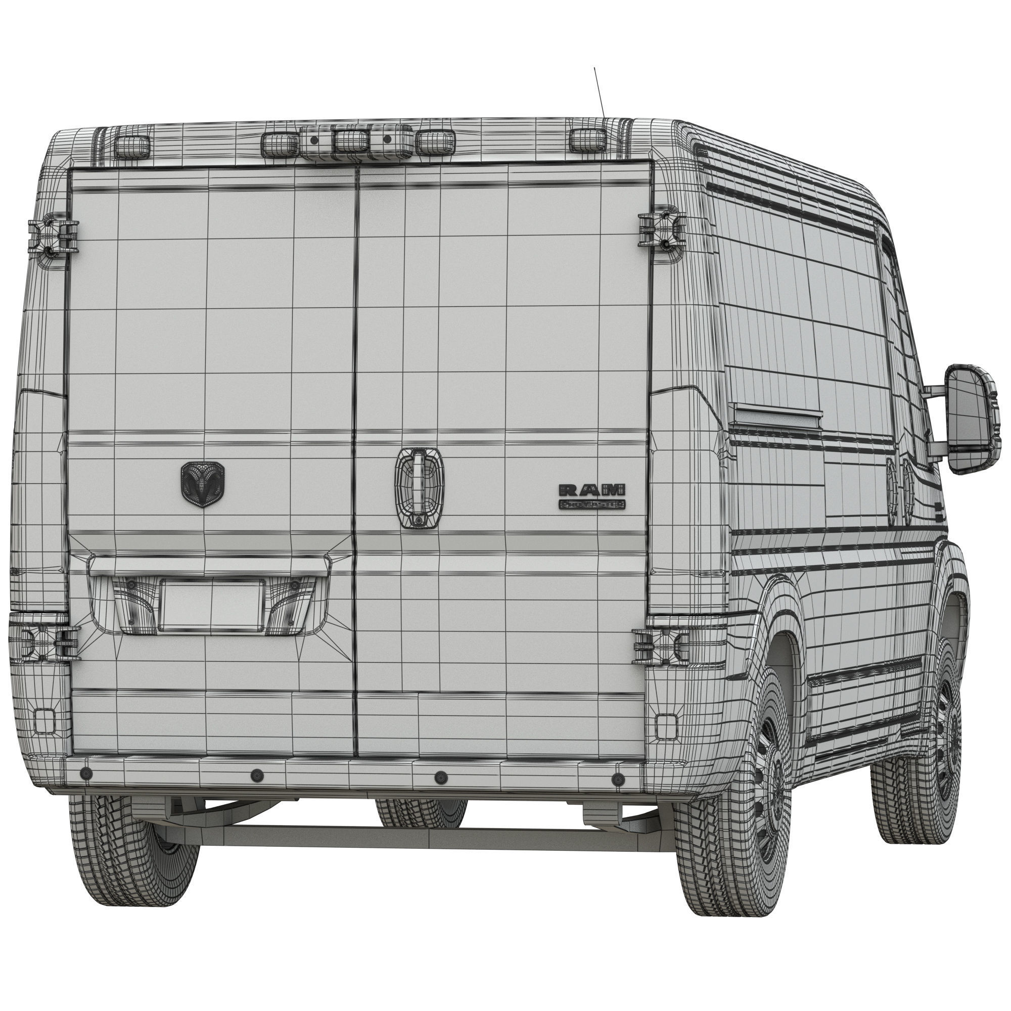 2021 RAM PROMASTER 1500 Cargo Van 136  Standard Roof 3D model_17