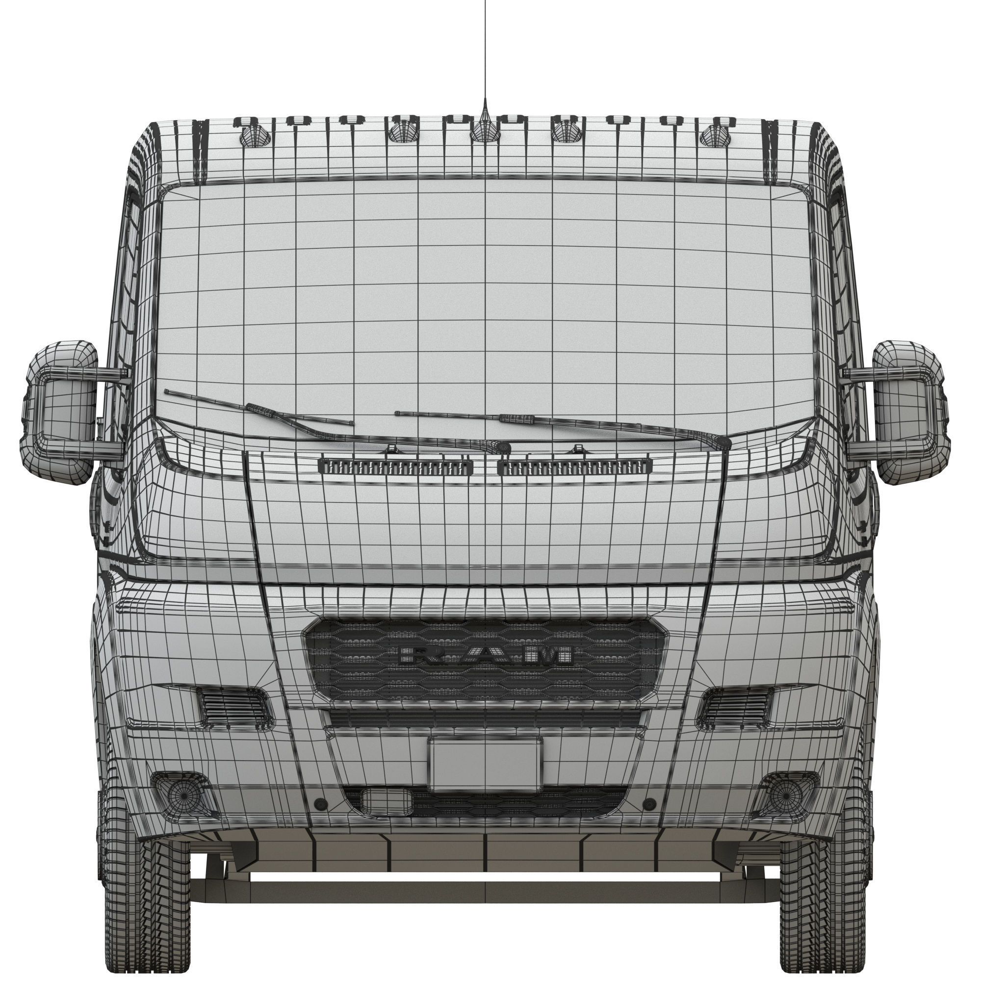 2021 RAM PROMASTER 1500 Cargo Van 136  Standard Roof 3D model_19