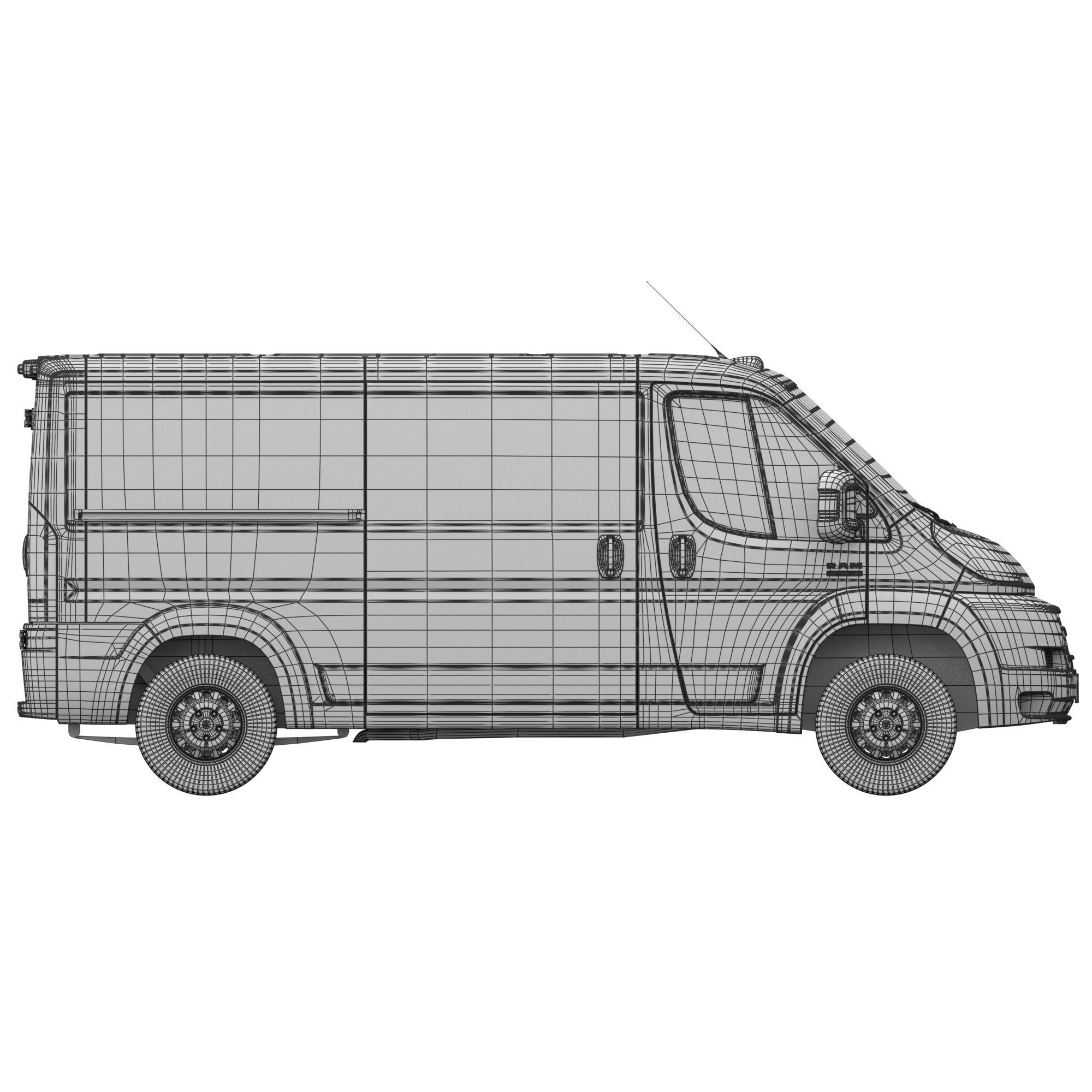 2021 RAM PROMASTER 1500 Cargo Van 136  Standard Roof 3D model_20