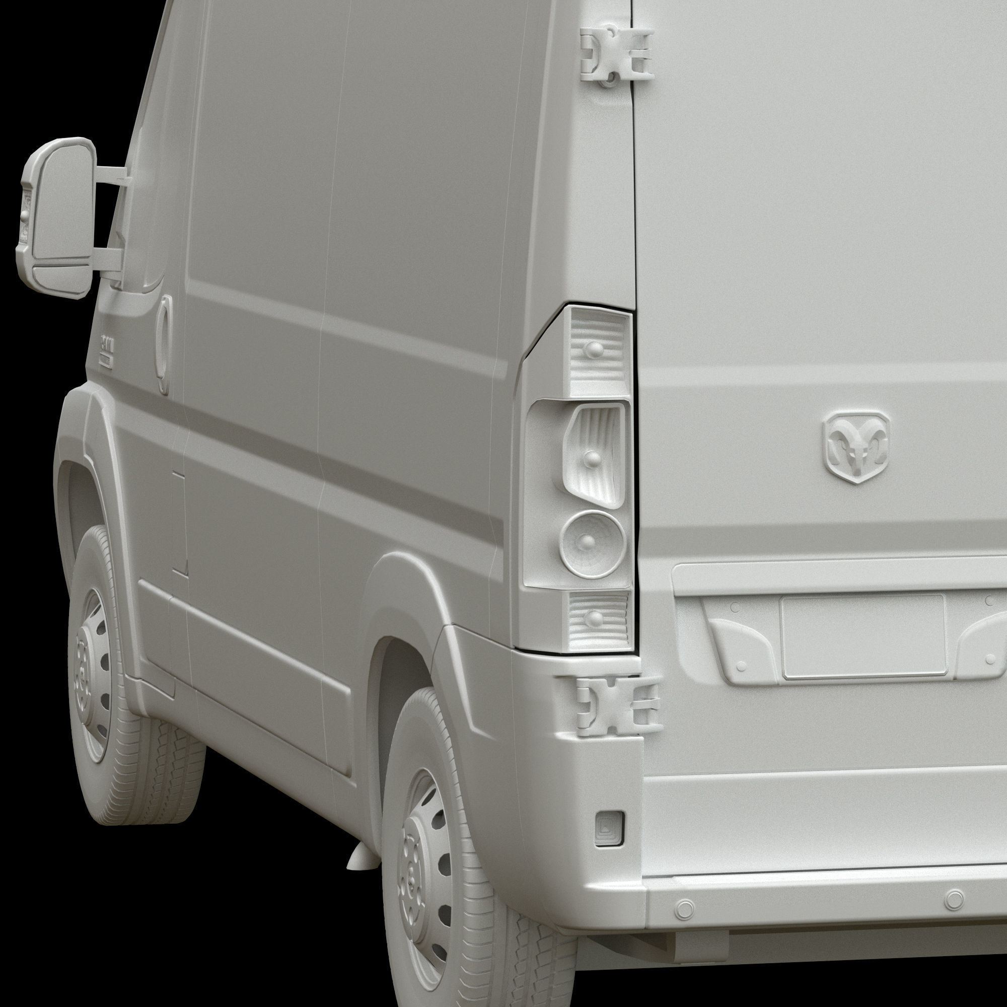 2021 RAM PROMASTER 1500 Cargo Van 136  Standard Roof 3D model_14