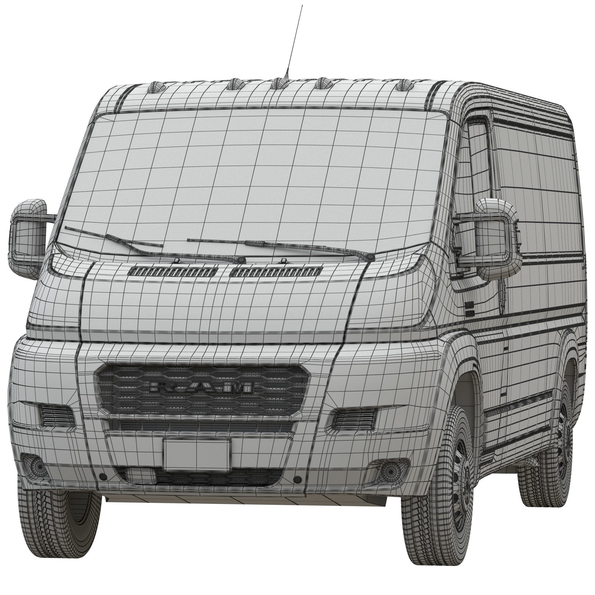 2021 RAM PROMASTER 1500 Cargo Van 136  Standard Roof 3D model_16