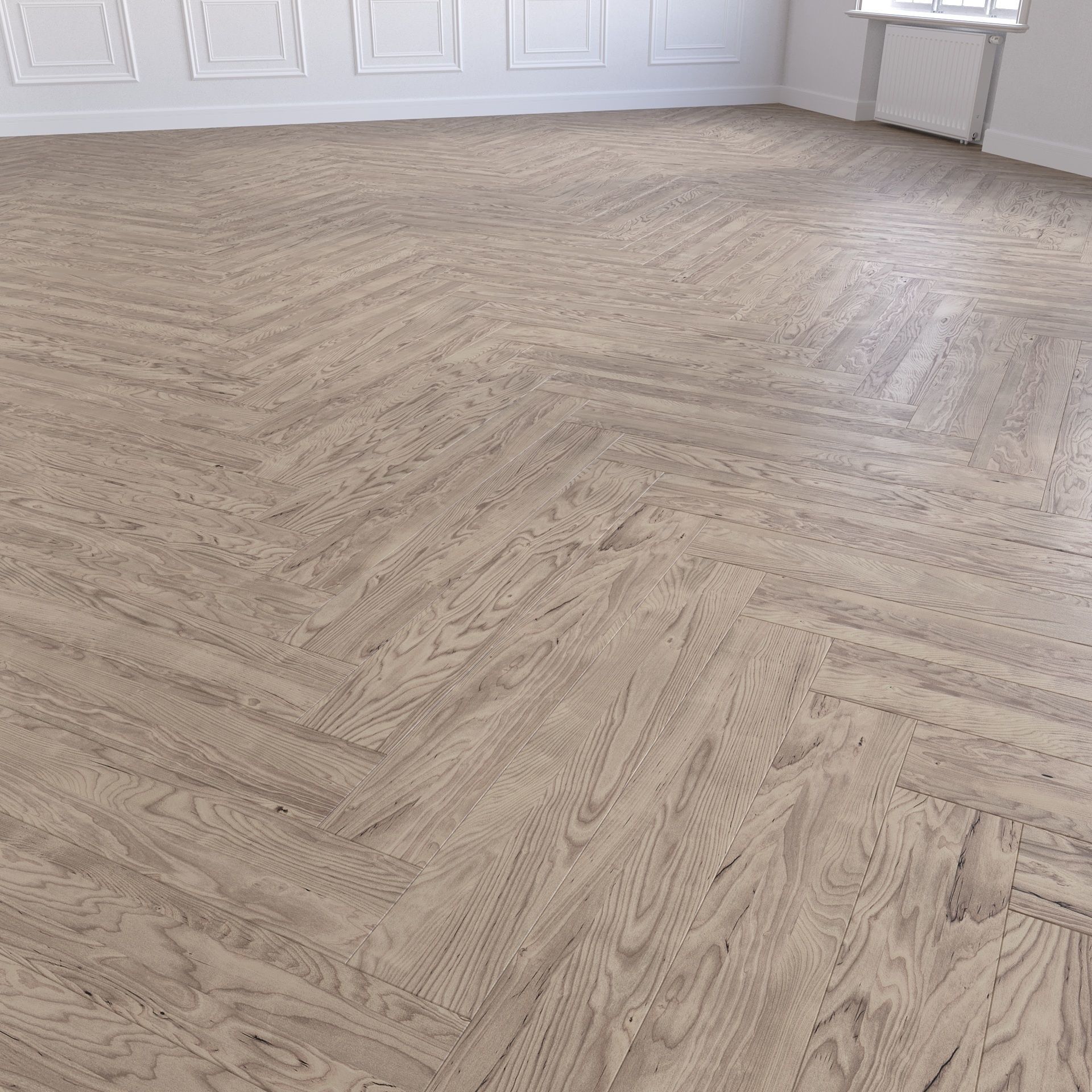 Parquet - Laminate - Wooden floor 4 in 1 Low-poly 3D model_1