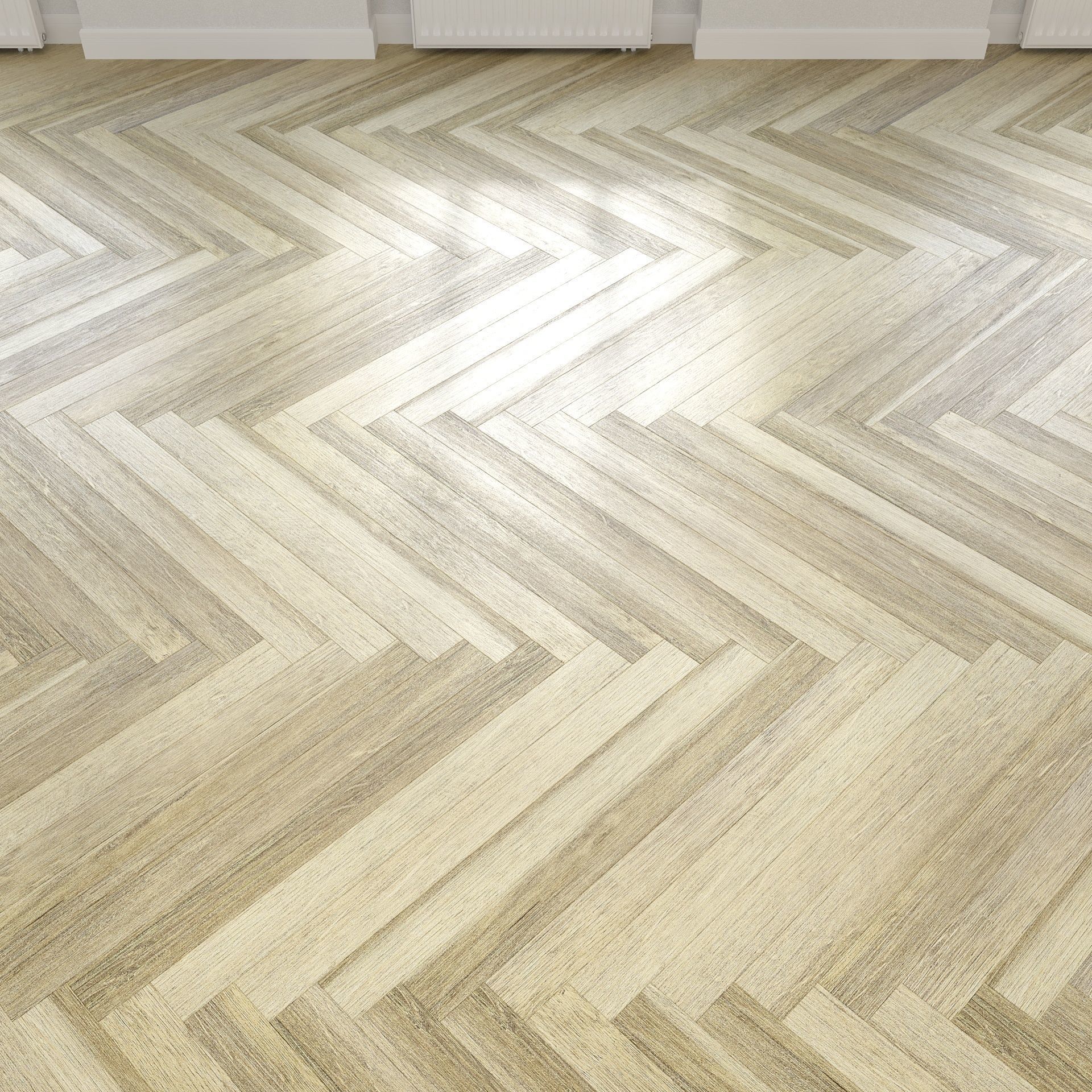 Parquet - Laminate - Wooden floor 4 in 1 Low-poly 3D model_30