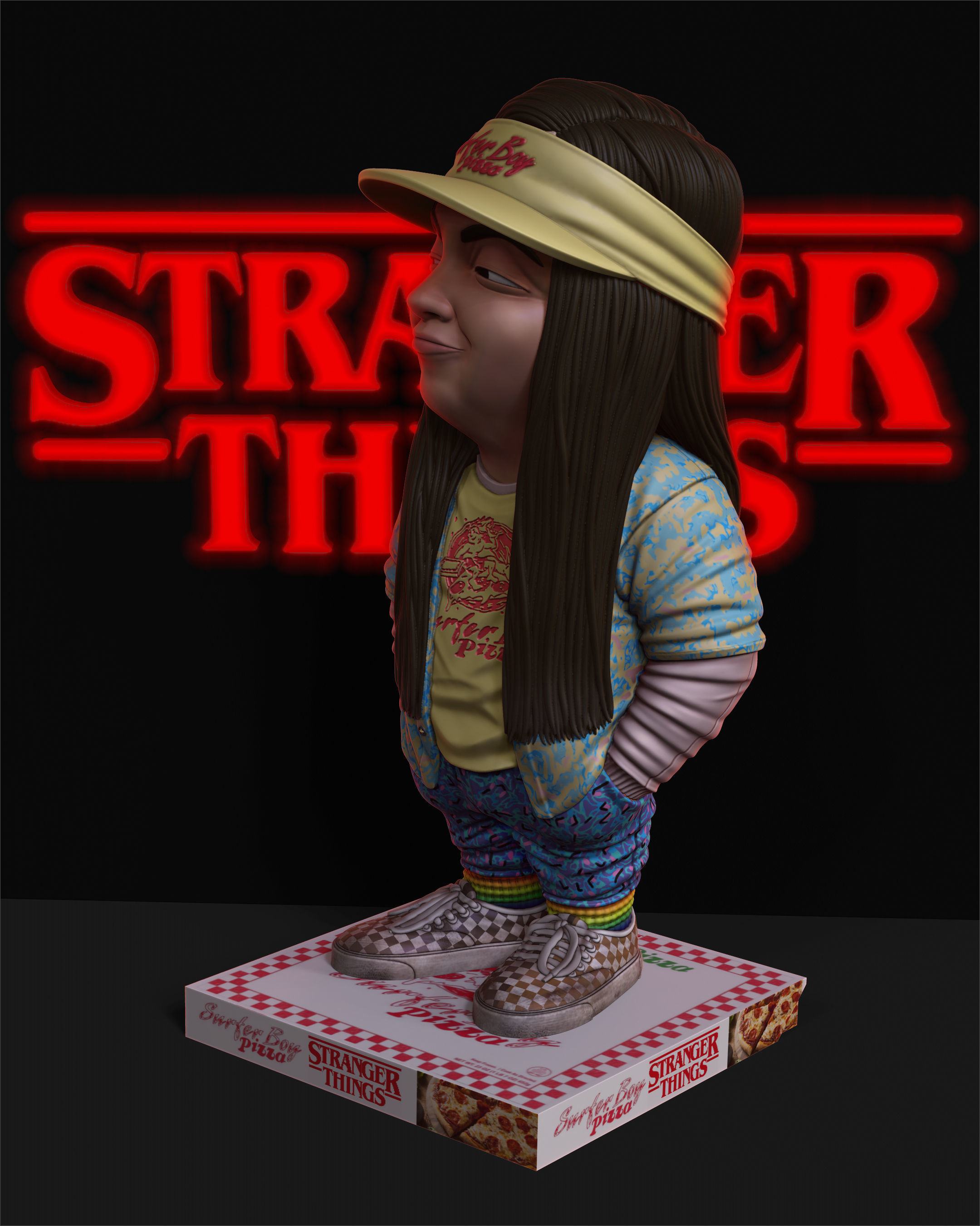 Stranger things Argyle 3D print model_1