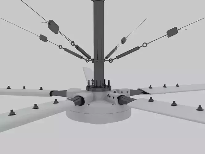 Ceiling Fan - TITAN HVLS FAN 3D model