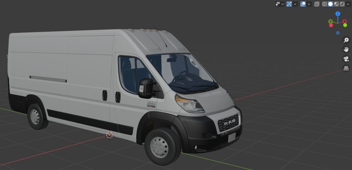 2021 RAM PROMASTER 2500 3500 Cargo Van 159 MAXI 3D model_22