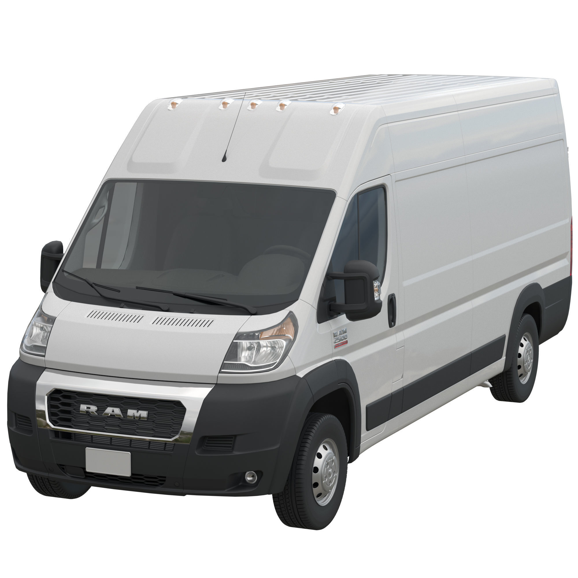 2021 RAM PROMASTER 2500 3500 Cargo Van 159 MAXI 3D model_1