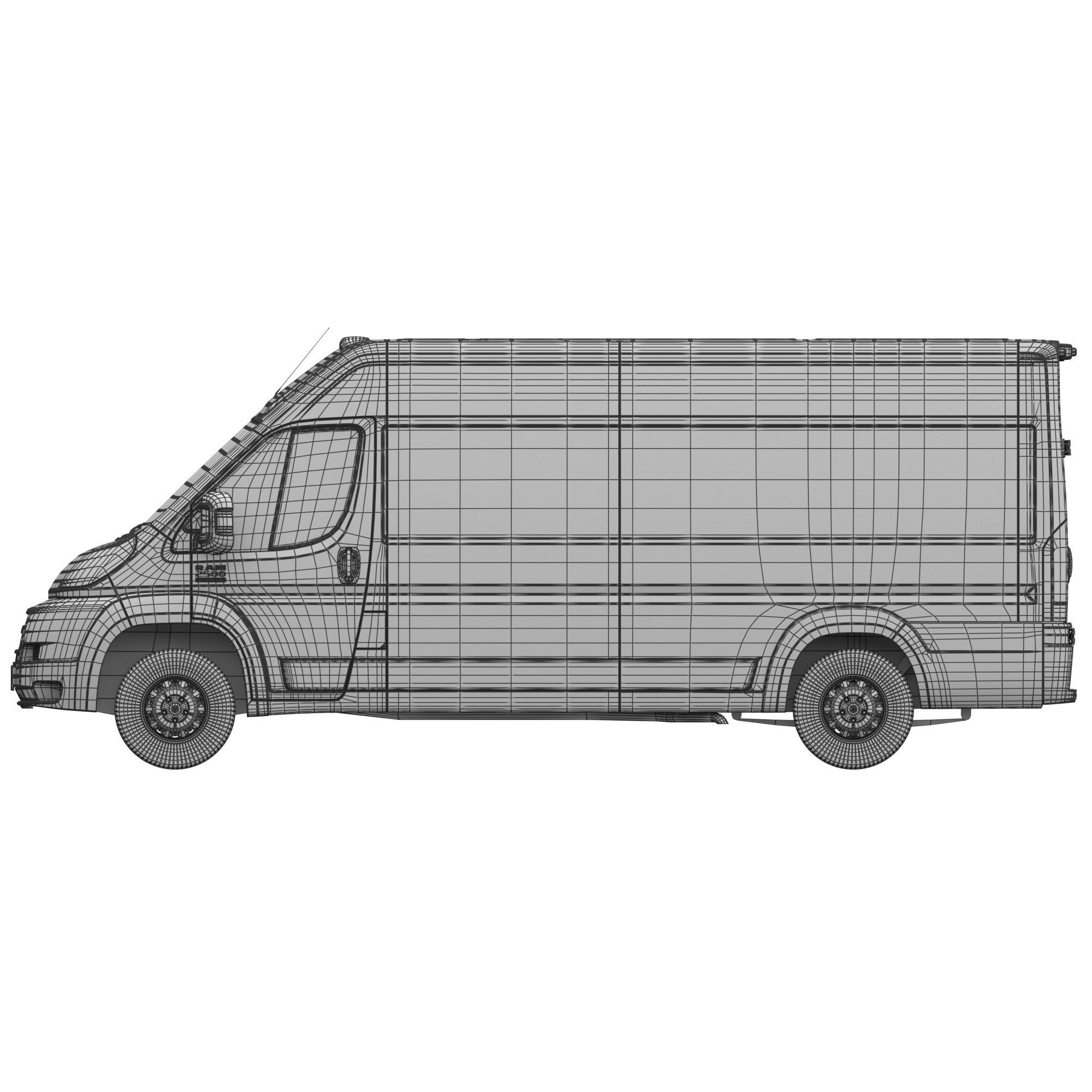 2021 RAM PROMASTER 2500 3500 Cargo Van 159 MAXI 3D model_20