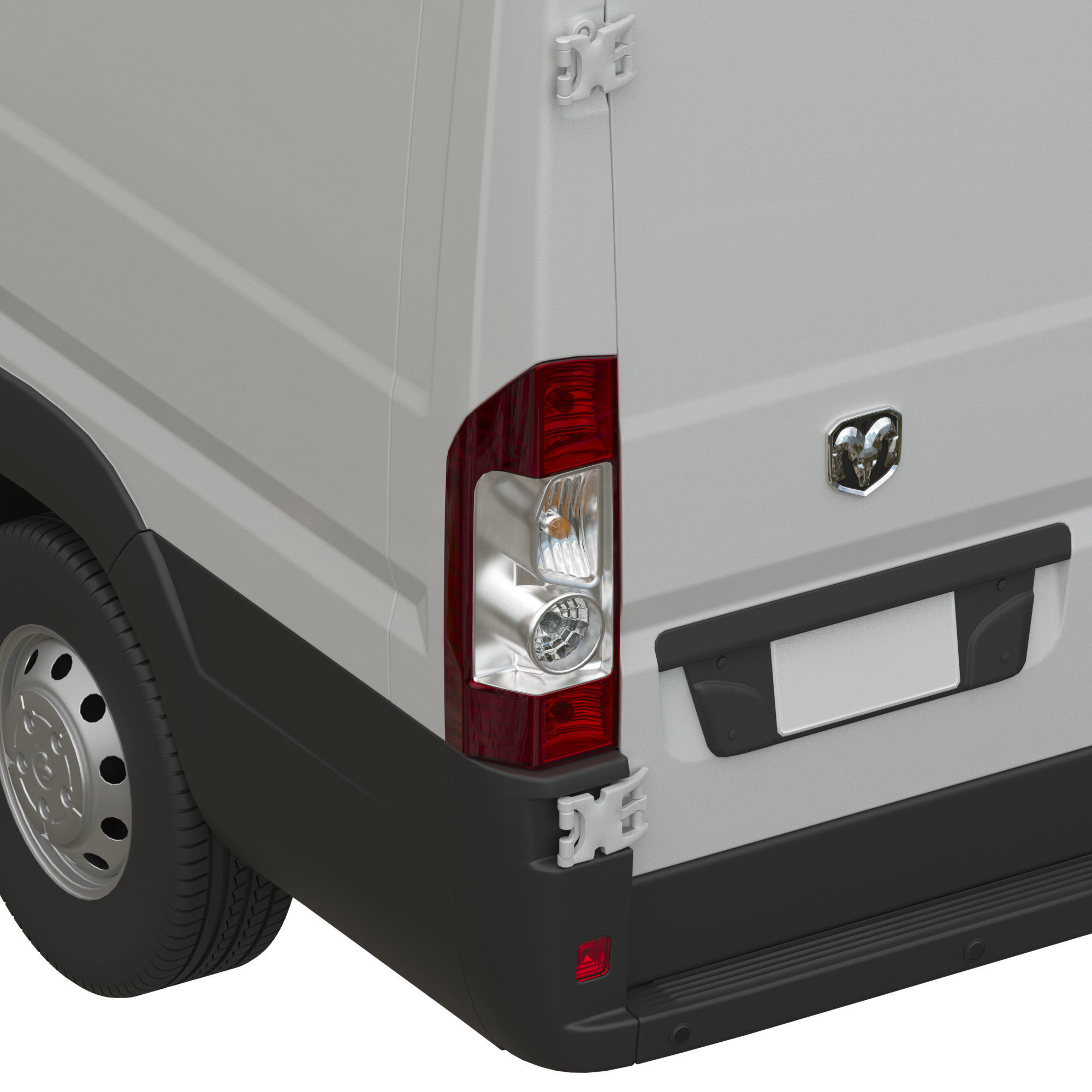 2021 RAM PROMASTER 2500 3500 Cargo Van 159 MAXI 3D model_5