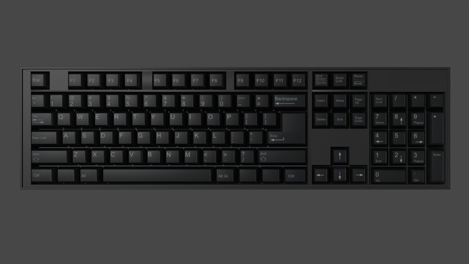 Keyboard 3D model_1