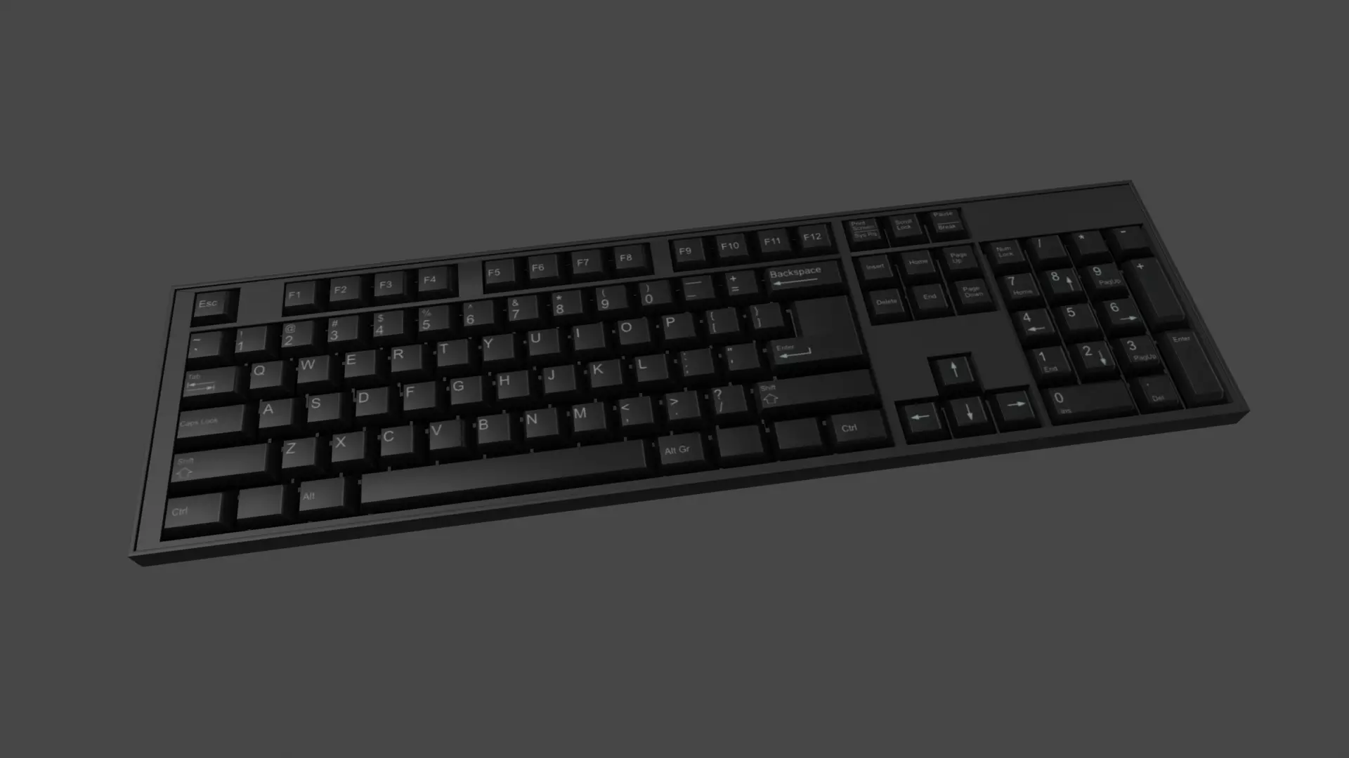 Keyboard 3D model_0