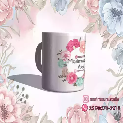 CANECA simpsons family on coffee mug Free low-poly 3D model