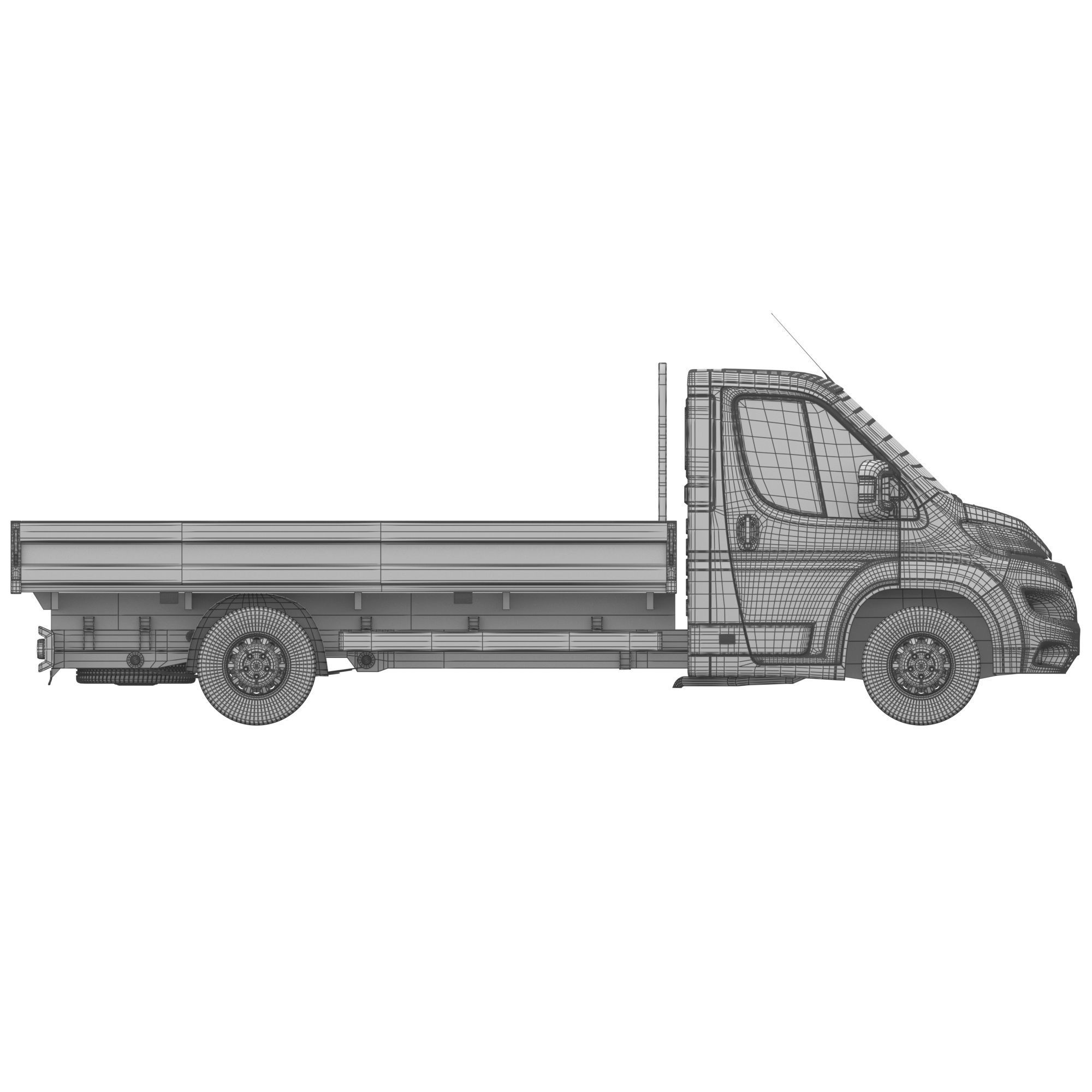 Vauxhall MOVANO  L4H1 flatbed 3D model_19