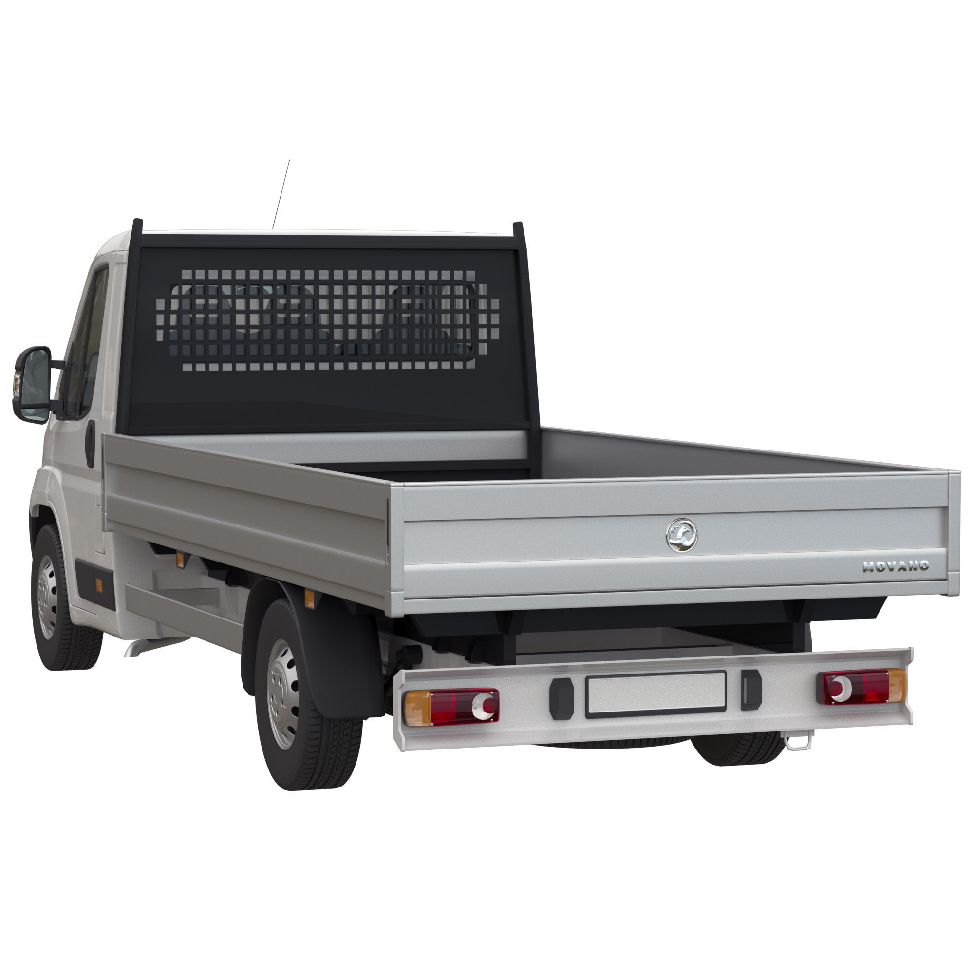 Vauxhall MOVANO  L4H1 flatbed 3D model_4