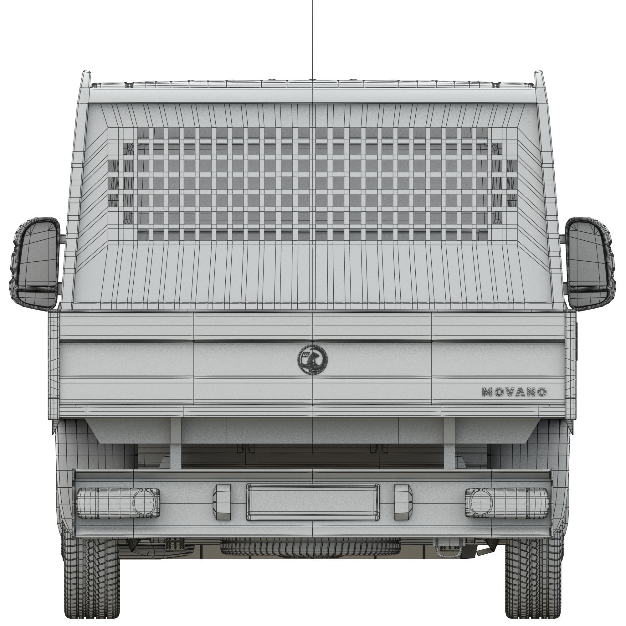 Vauxhall MOVANO  L4H1 flatbed 3D model_18