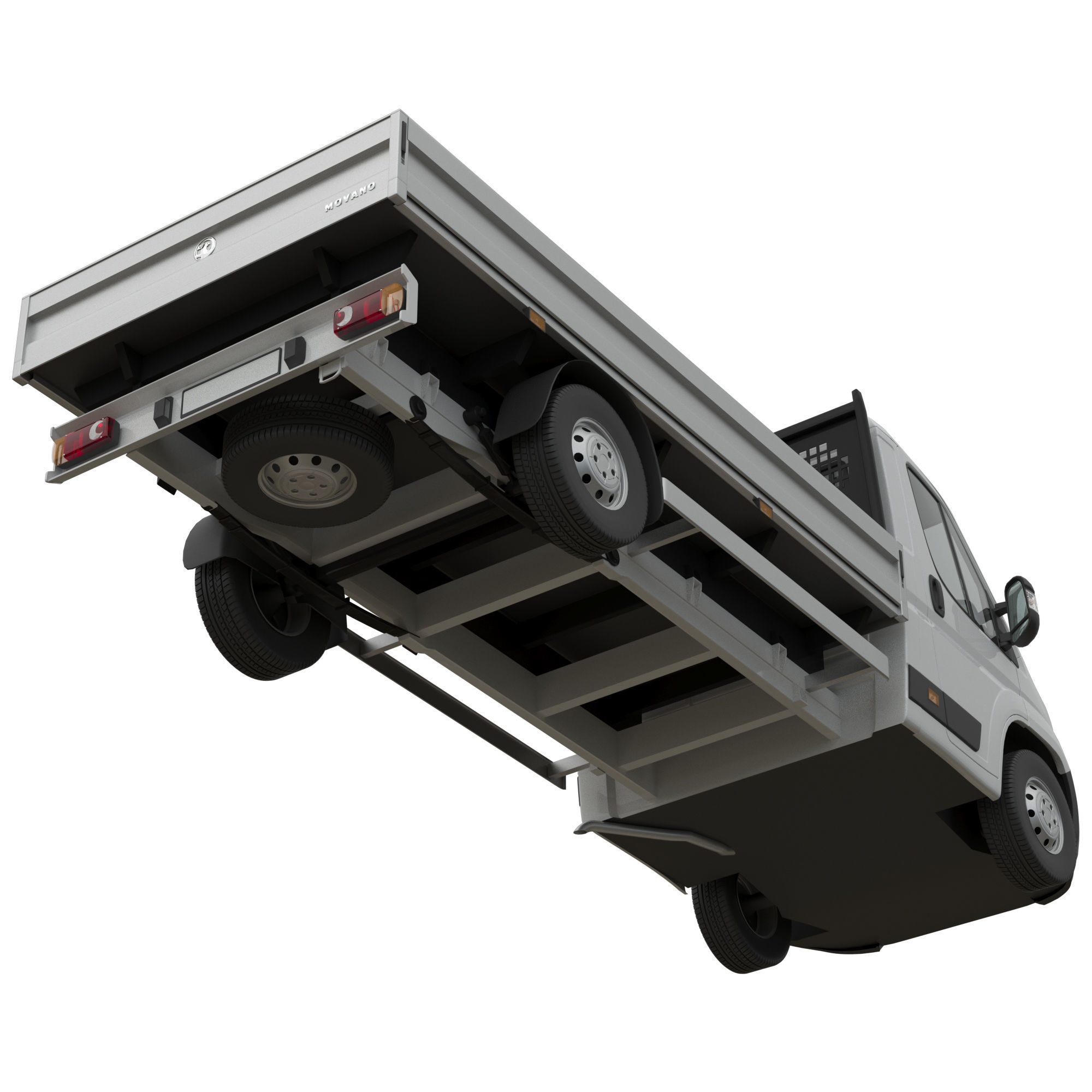 Vauxhall MOVANO  L4H1 flatbed 3D model_5