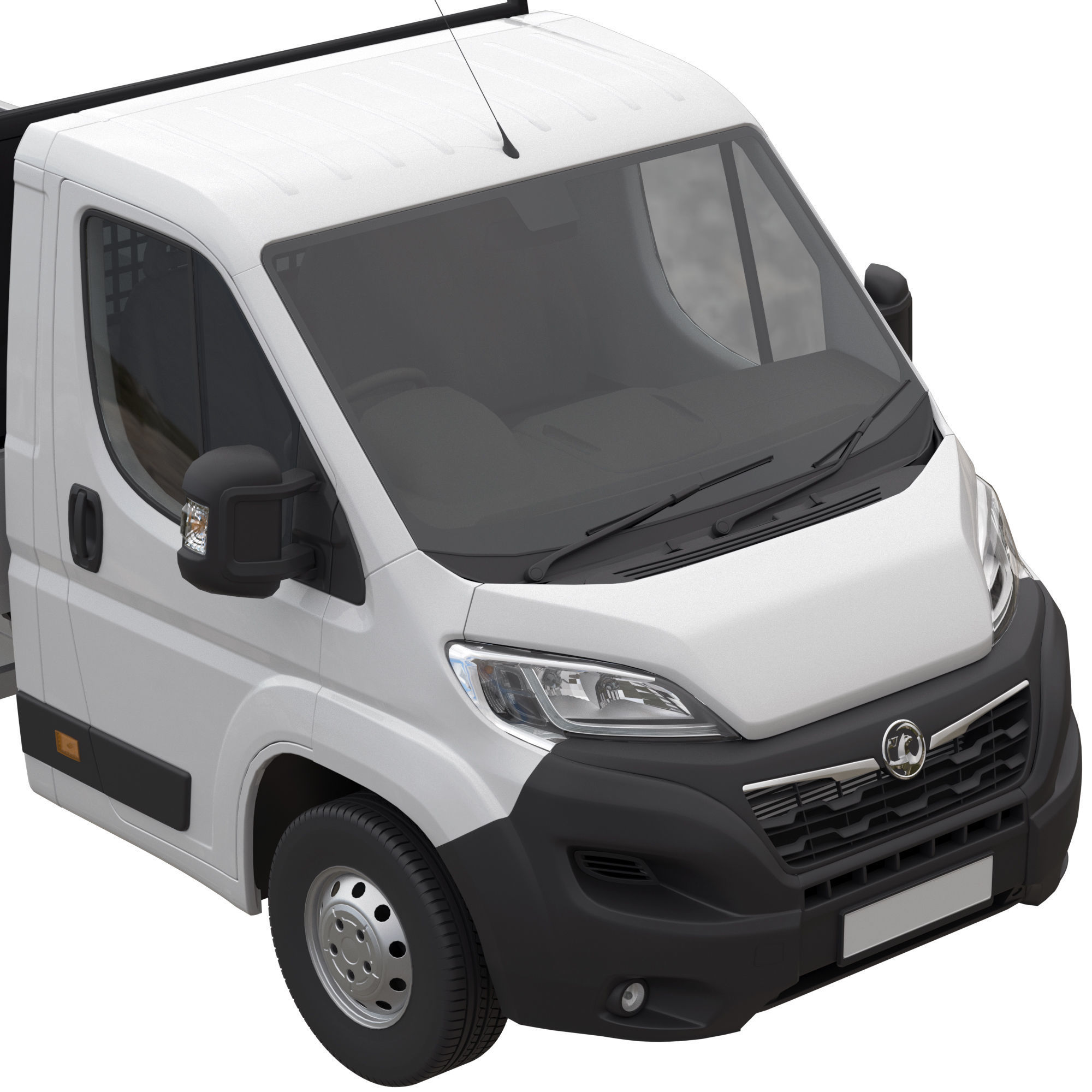 Vauxhall MOVANO  L4H1 flatbed 3D model_6