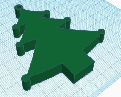 Pack of 6 Christmas Decorations 3D print model_10