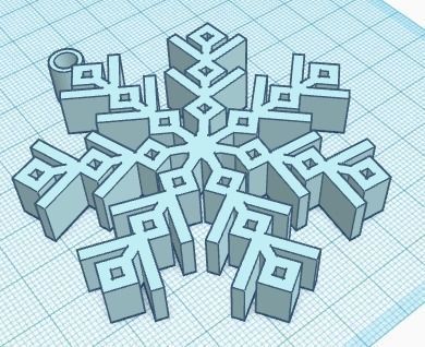 Pack of 6 Christmas Decorations 3D print model_8