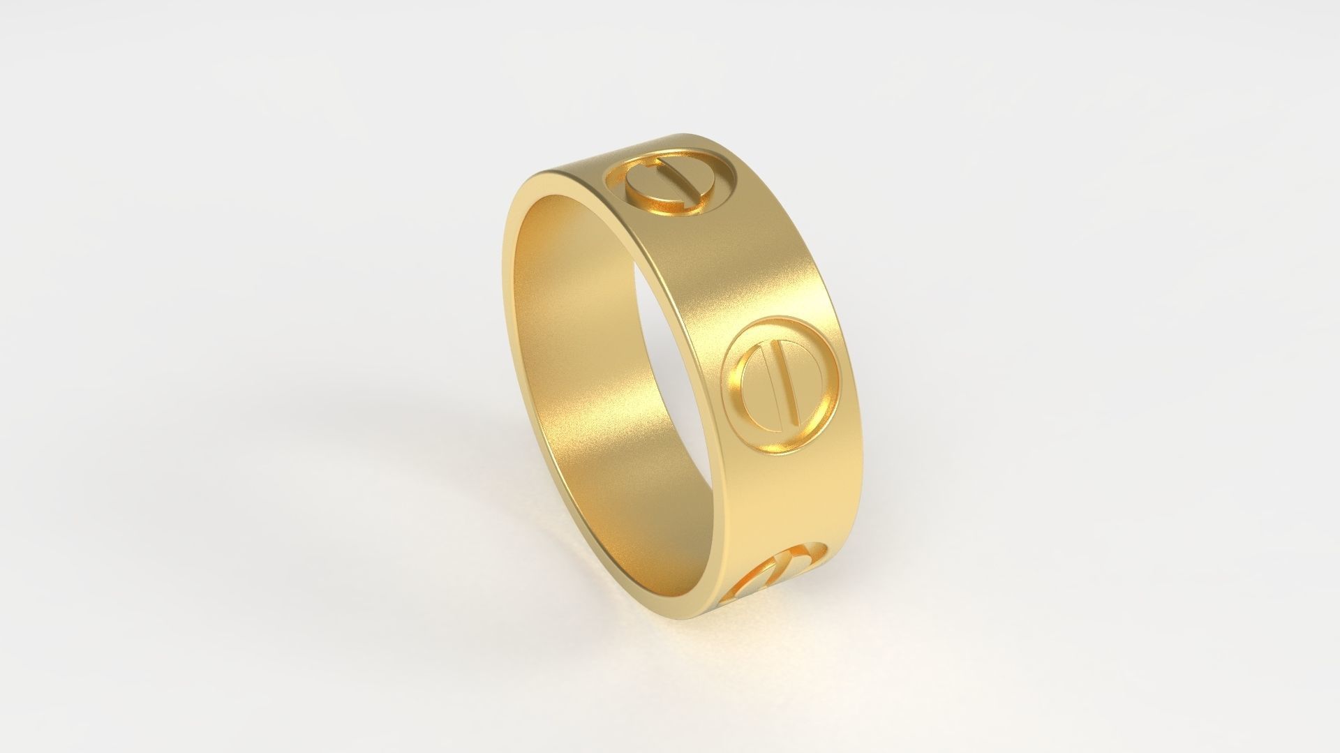Love rings Eu Size 3D print model_3