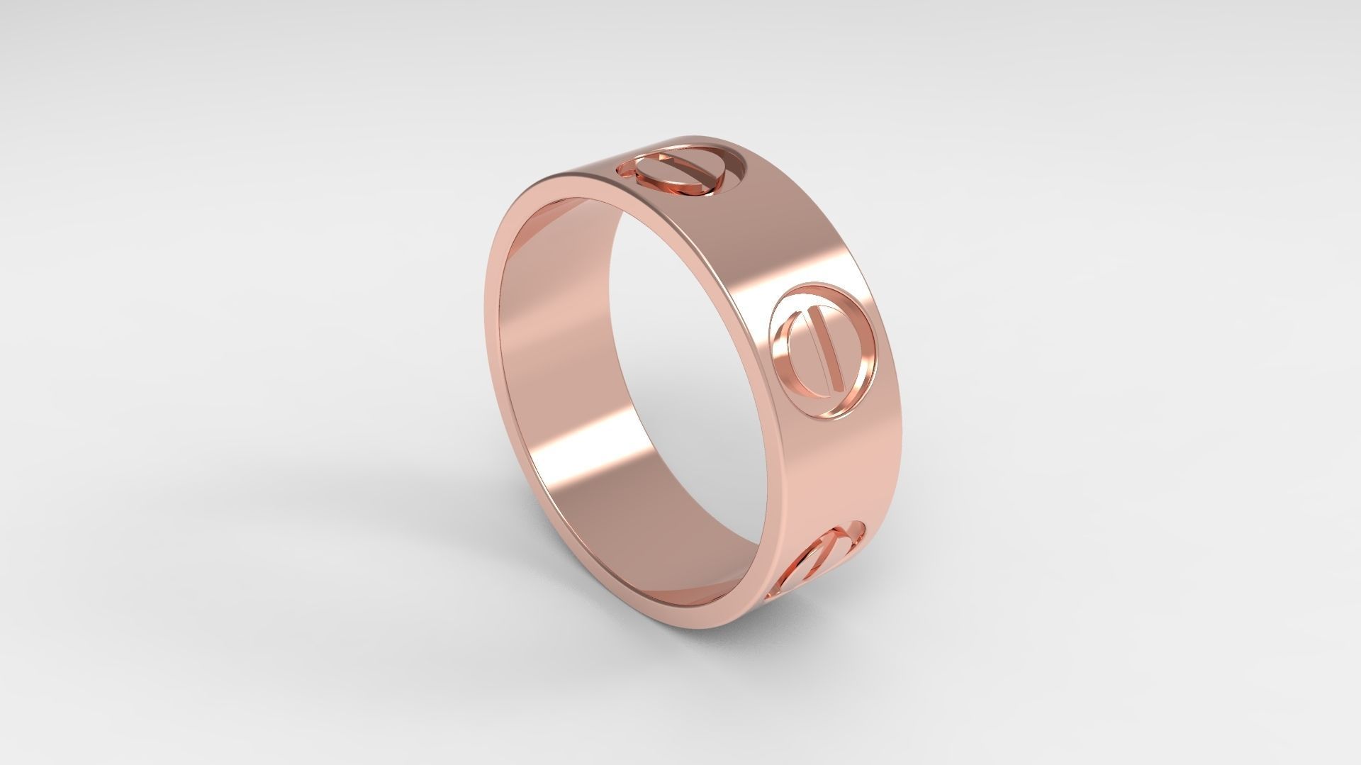 Love rings Eu Size 3D print model_7