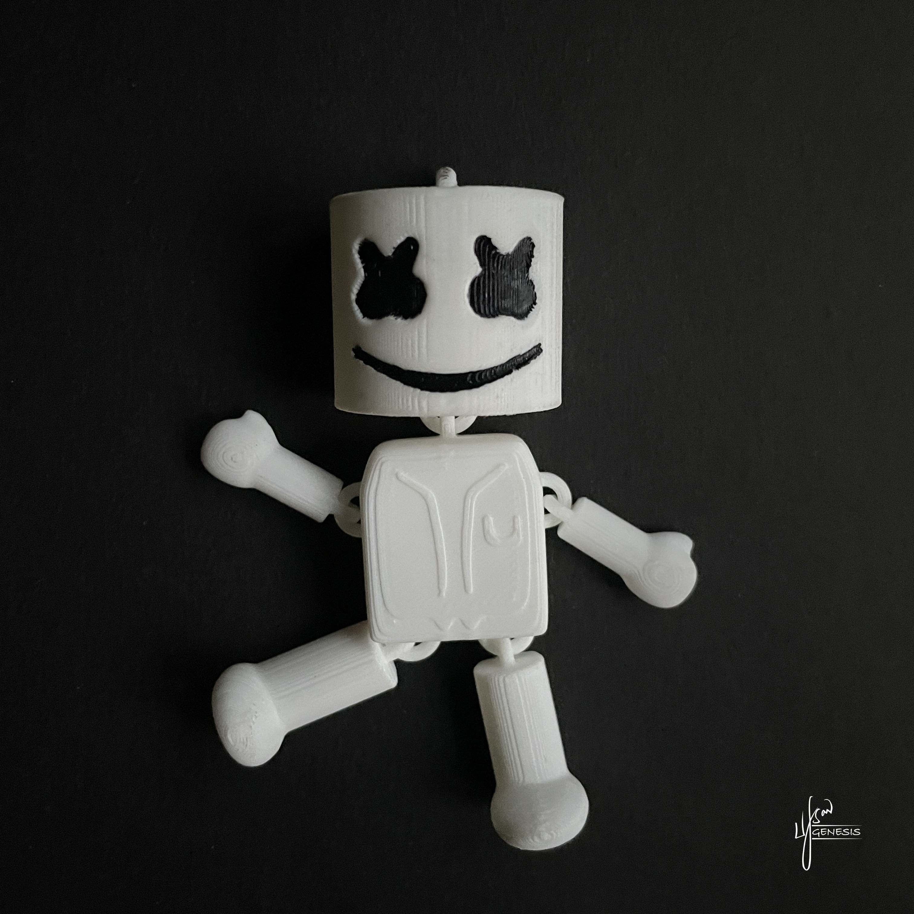 MARSHMELLO ARTICULATED PRINT-IN-PLACE 3D print model_2