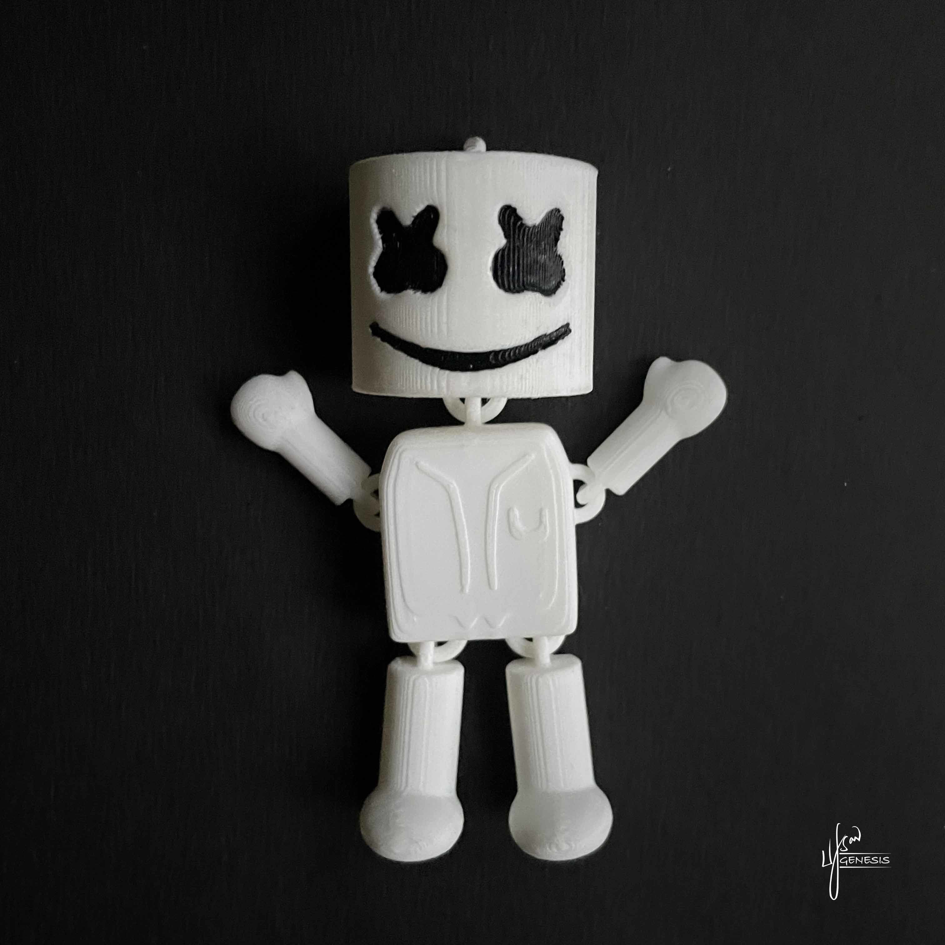 MARSHMELLO ARTICULATED PRINT-IN-PLACE 3D print model_3