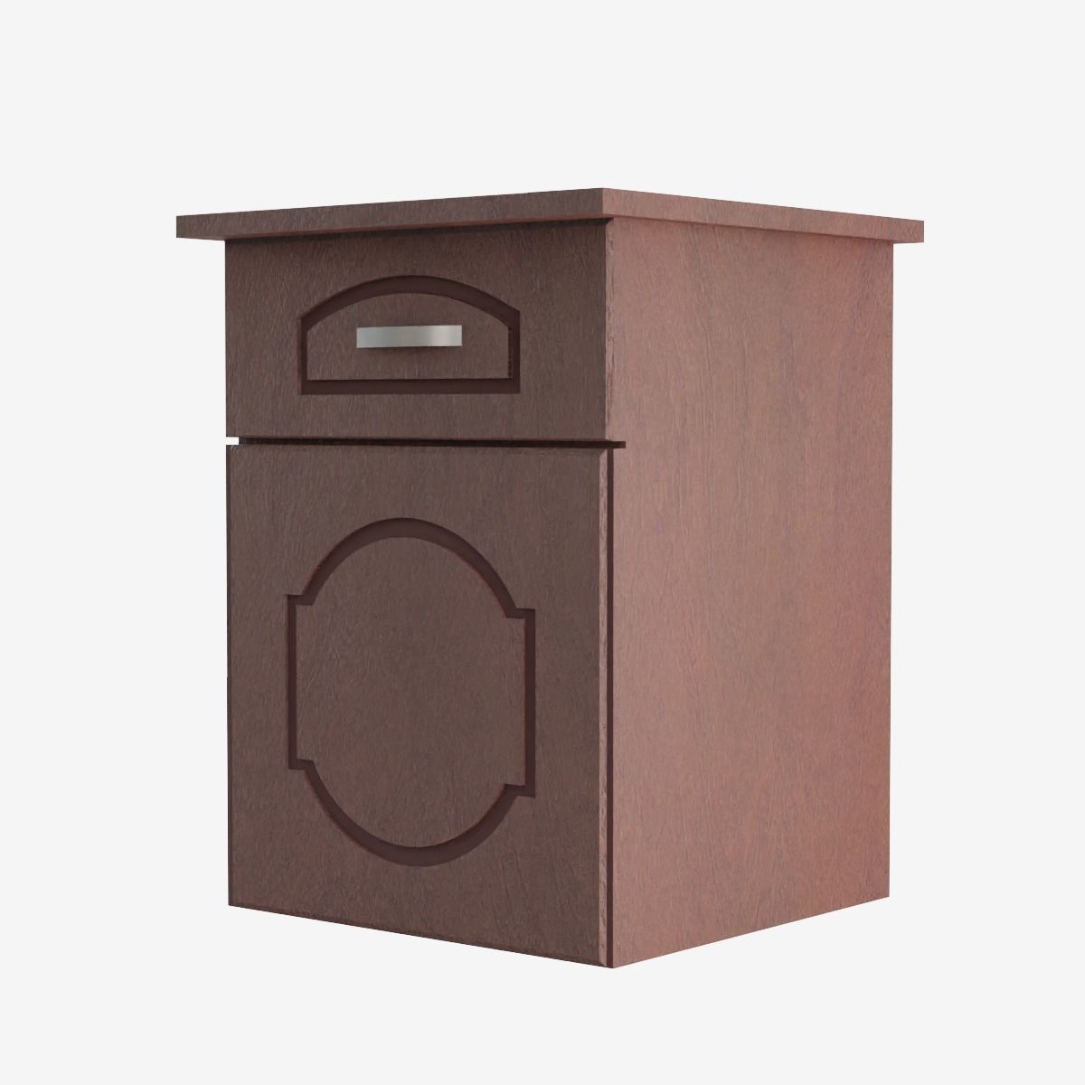 Chest of Drawers Low-poly 3D model_6