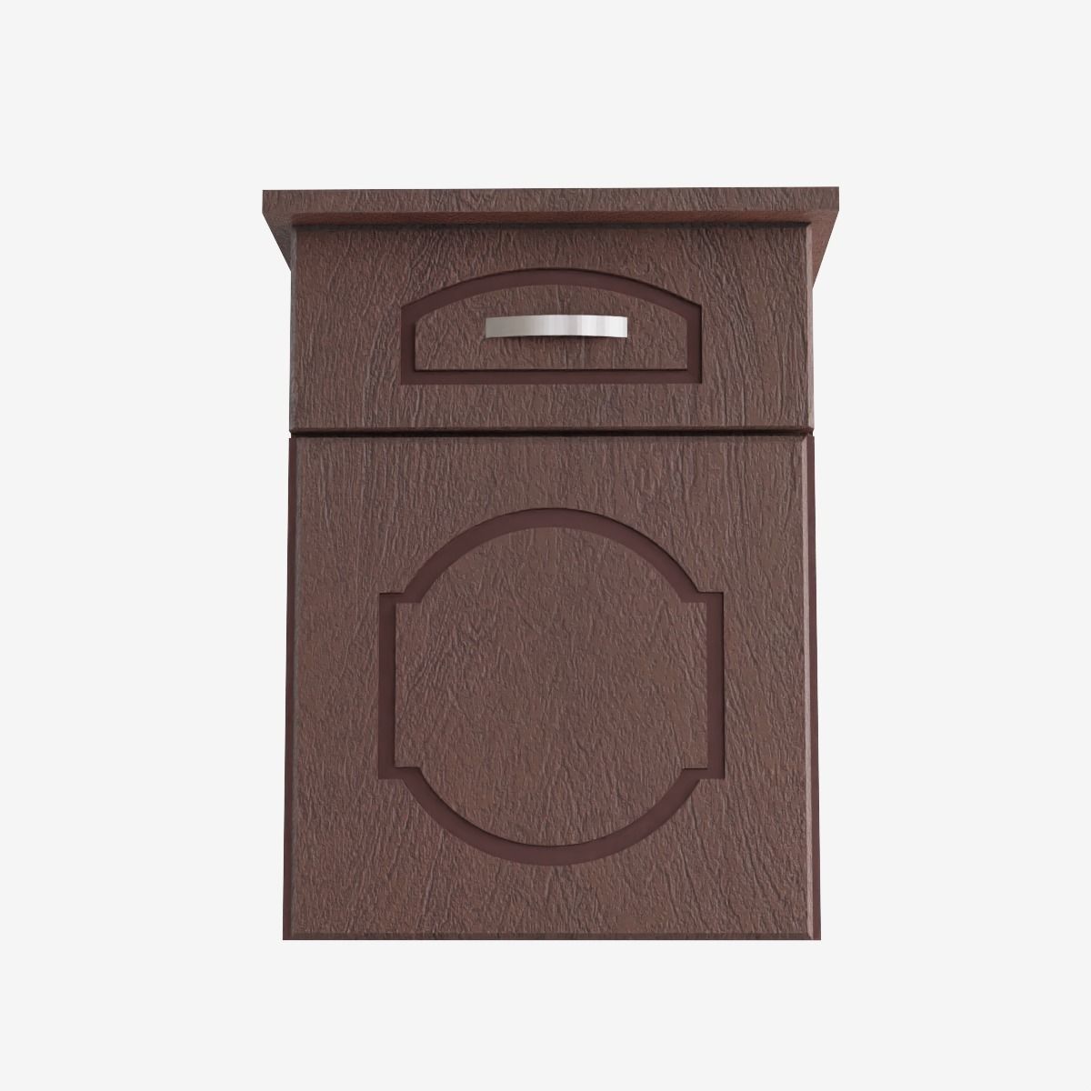 Chest of Drawers Low-poly 3D model_3