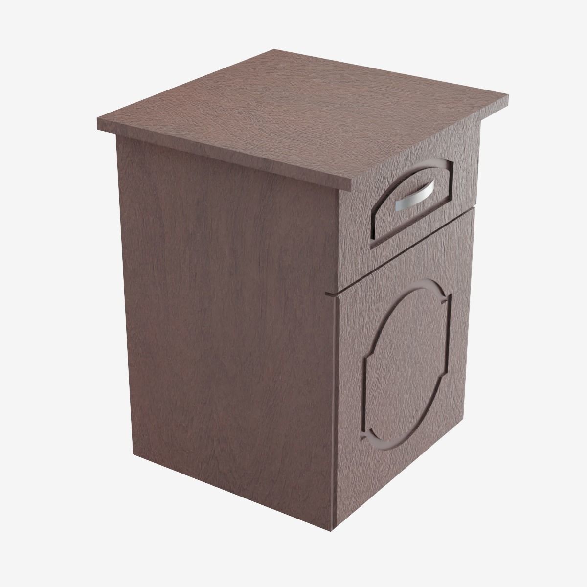 Chest of Drawers Low-poly 3D model_8