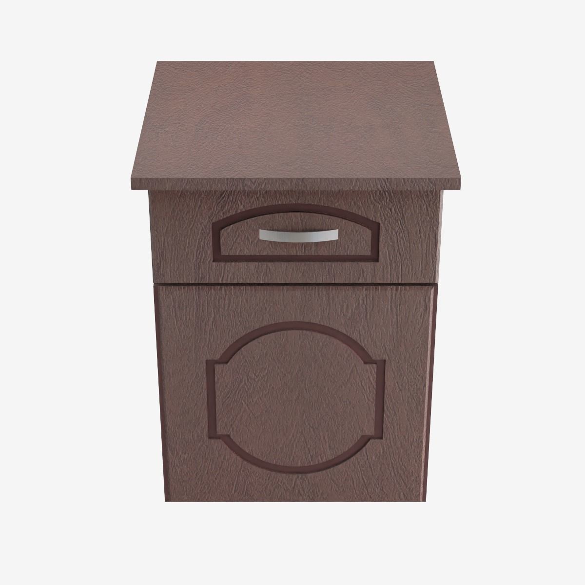 Chest of Drawers Low-poly 3D model_10