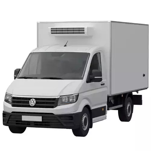 VW Crafter 2 refrigerator 3D model VW Crafter 2 refrigerator 3D model
