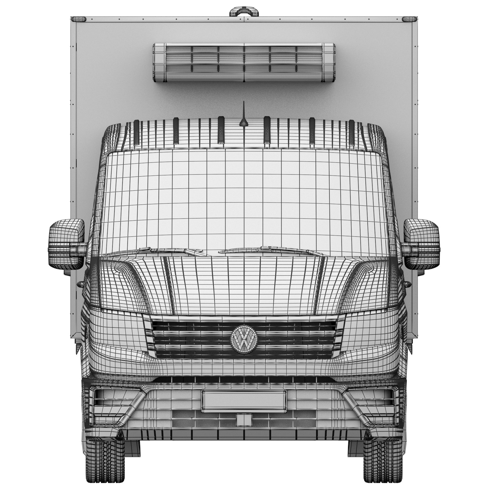 VW Crafter 2 refrigerator 3D model_19