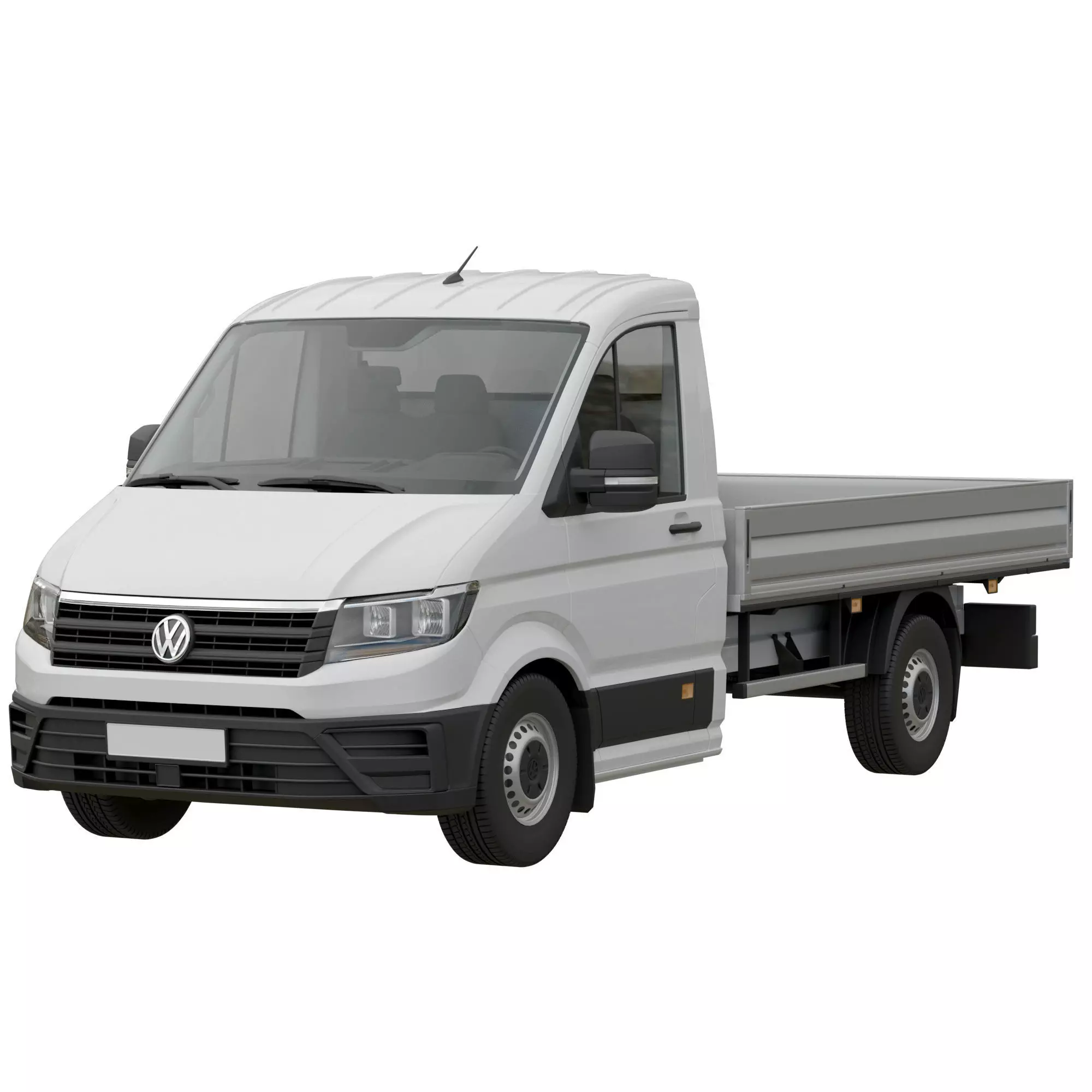 VW Crafter 2 Flatbed Truck 3D model