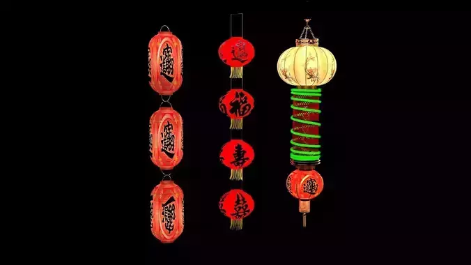 Chinese red lantern