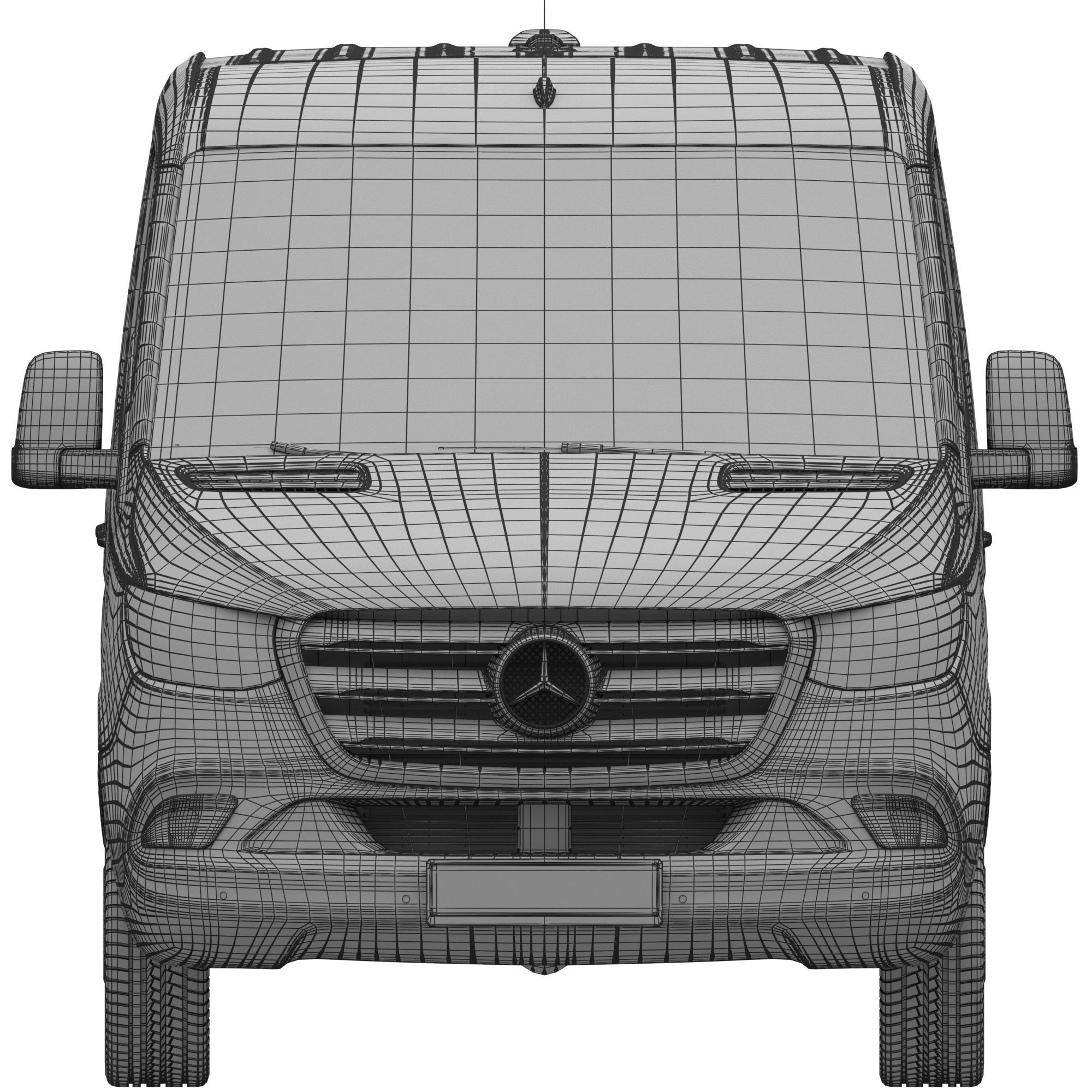 Mercedes-Benz Sprinter L2H1 Van 3D model_18