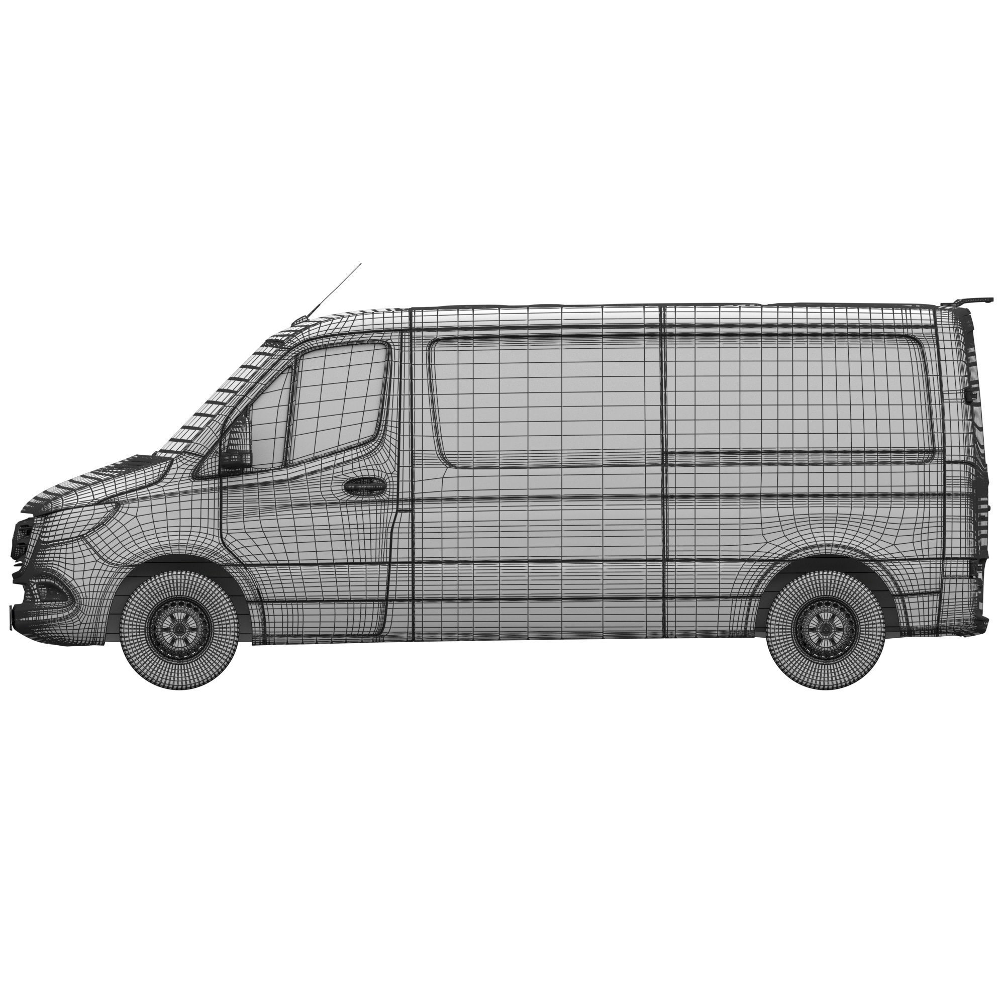 Mercedes-Benz Sprinter L2H1 Van 3D model_21