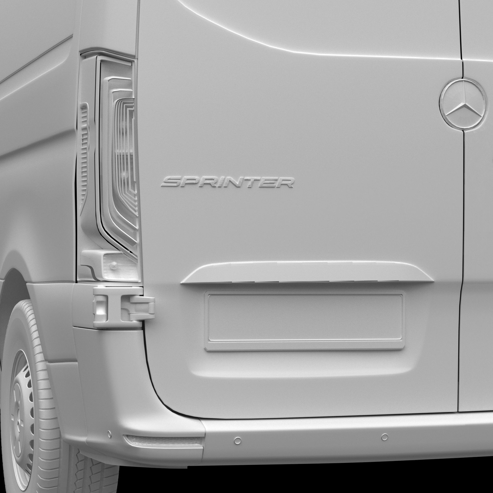 Mercedes-Benz Sprinter L2H1 Van 3D model_14